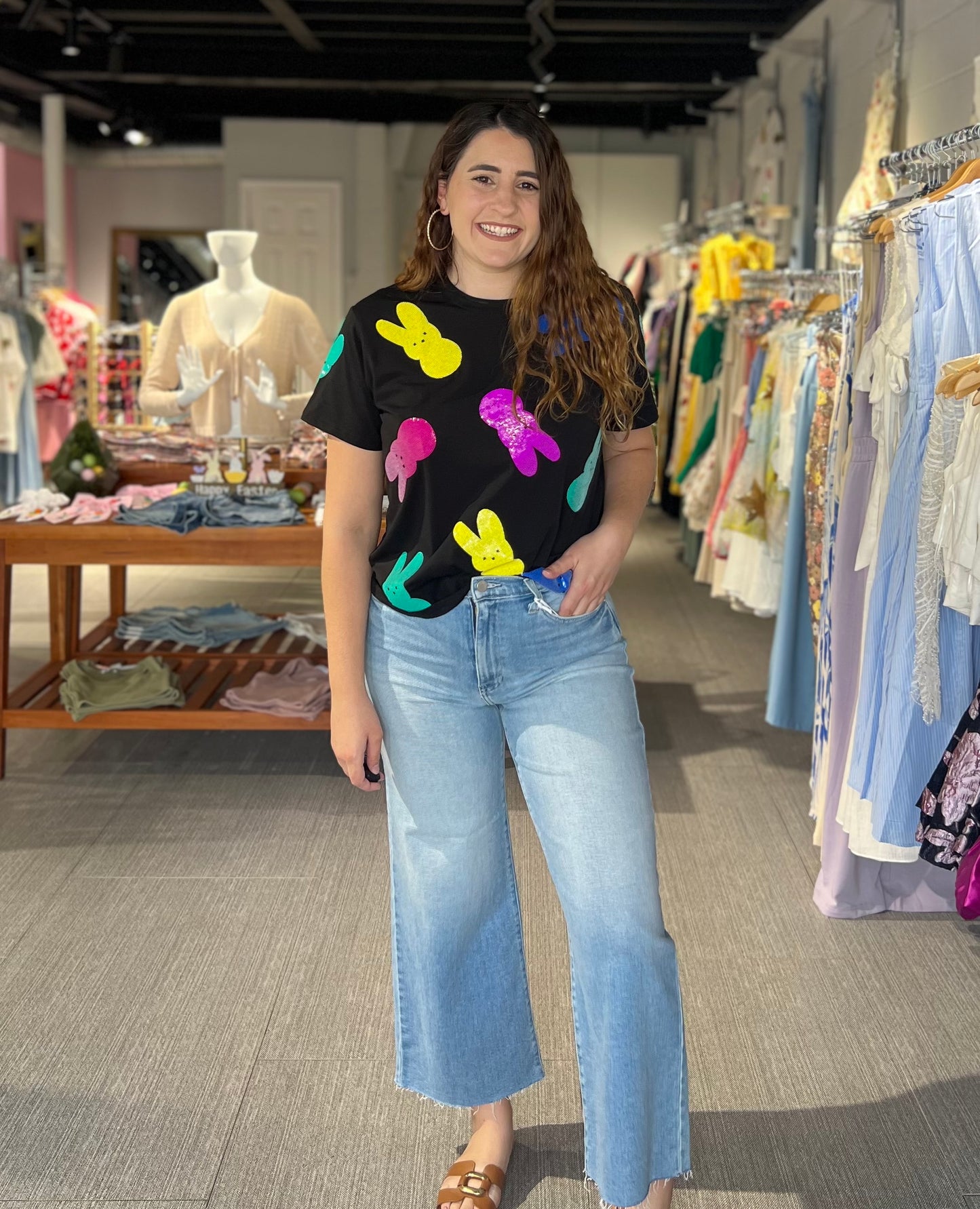 Peeps Bunny Top