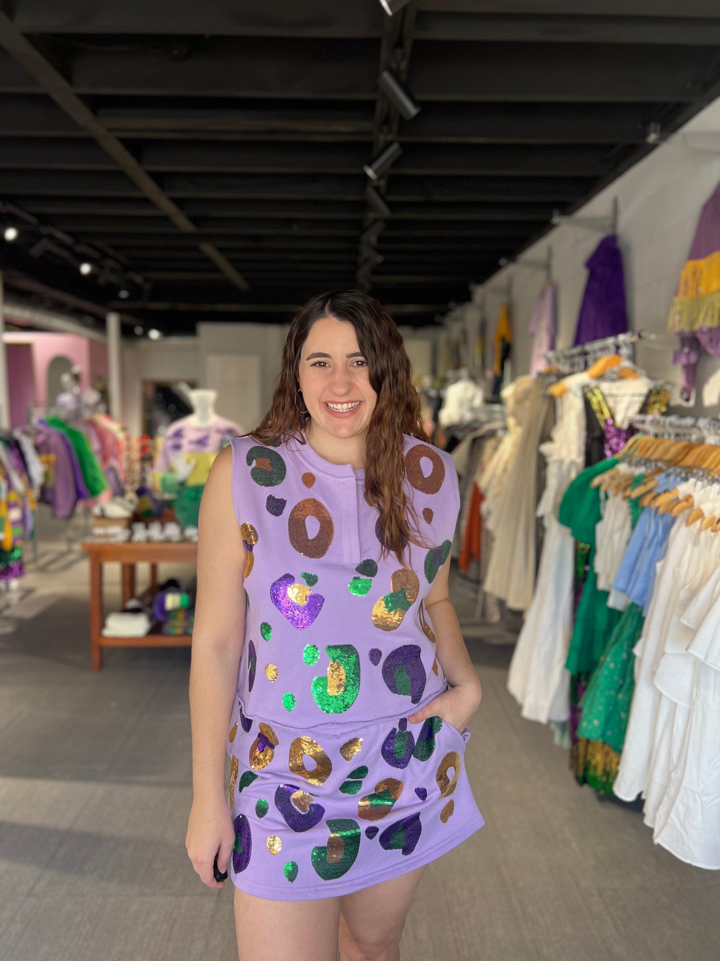 Mardi Gras Wild for You Two Piece Set