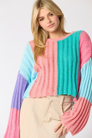 Maribel Colorblock Sweater