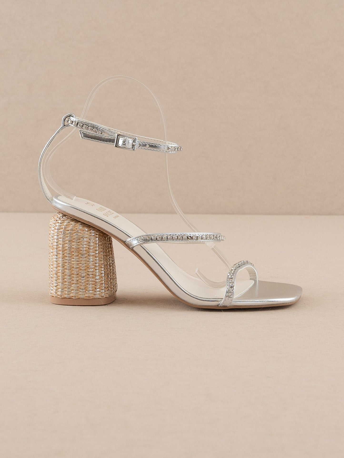 Destiny Studded Heel (Silver)