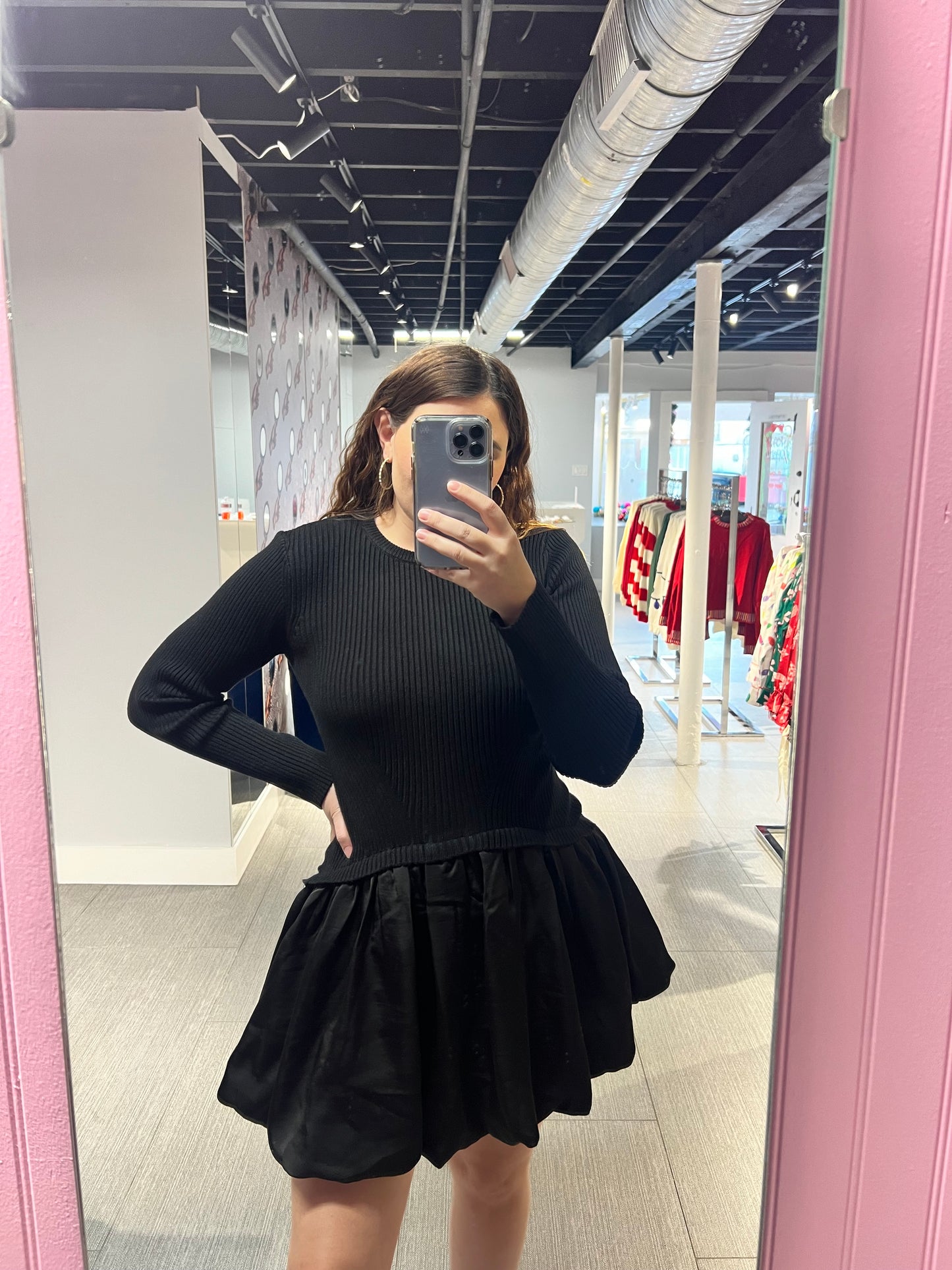 Sweater Bubble Dress