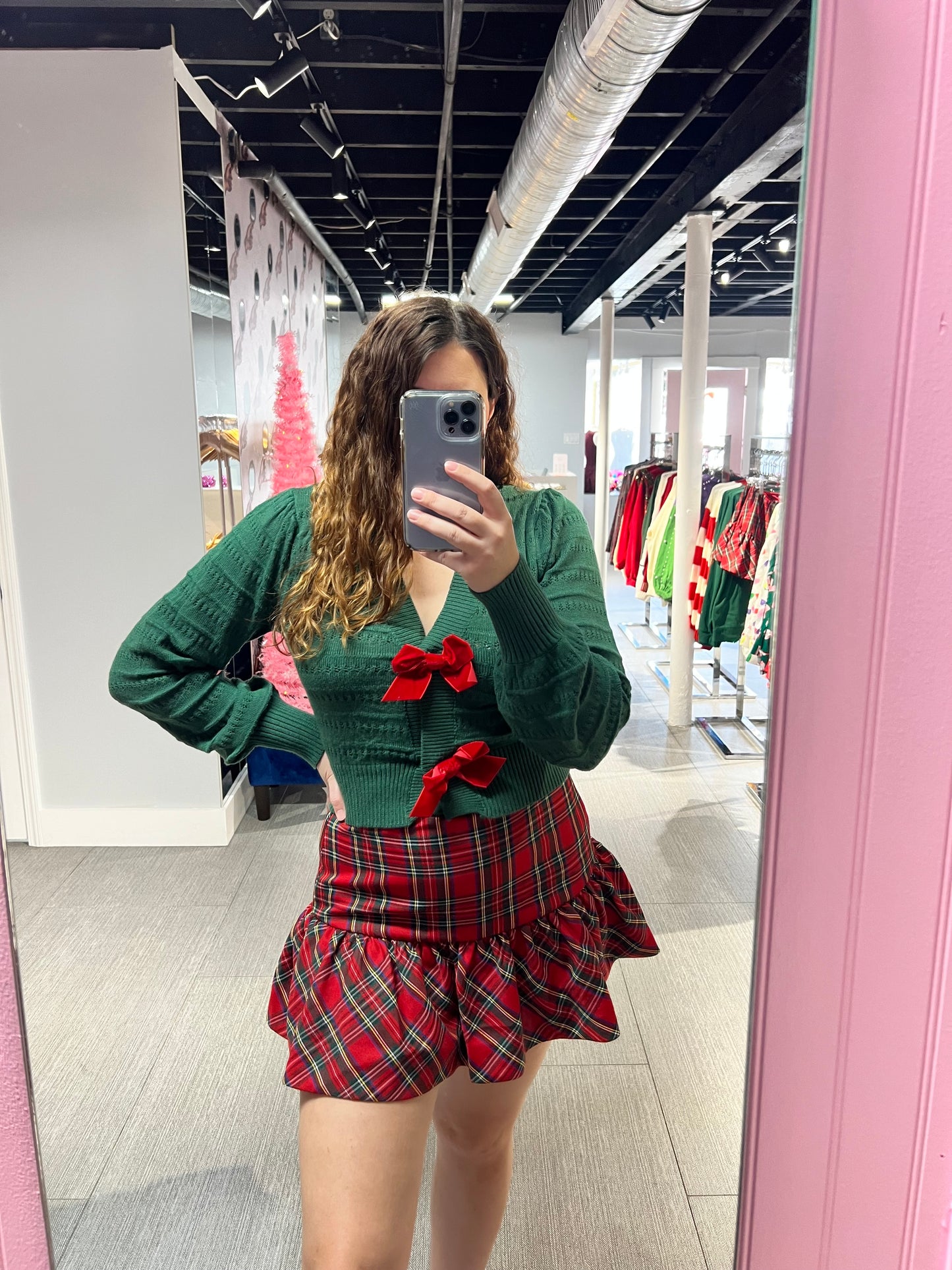 Plaid Mini Skort
