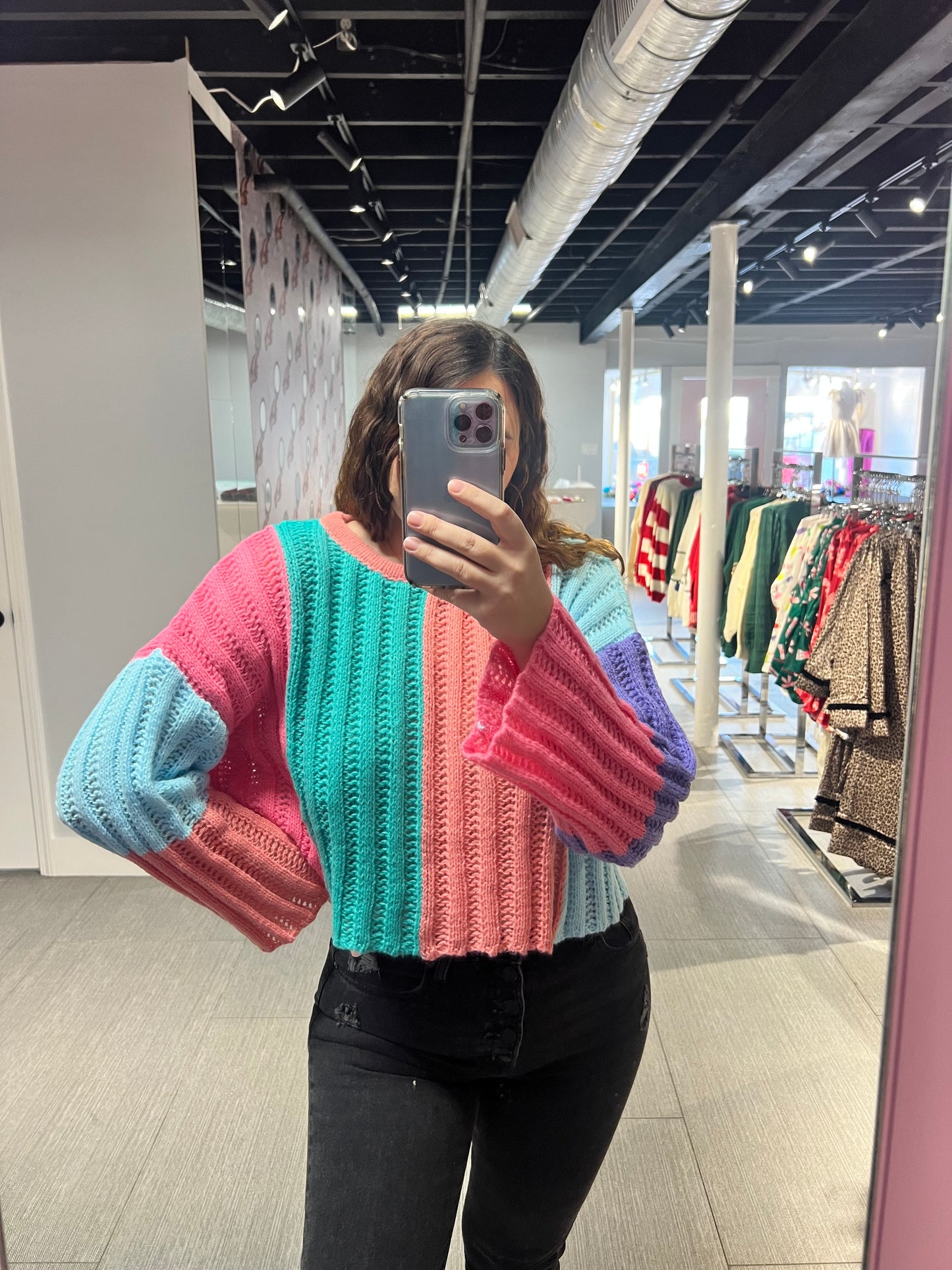 Maribel Colorblock Sweater