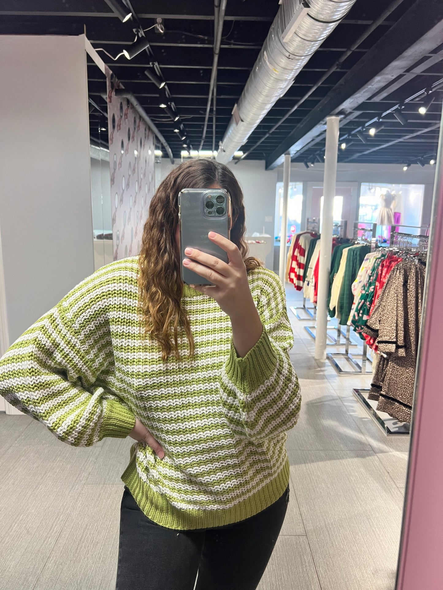 Sylvie Striped Sweater