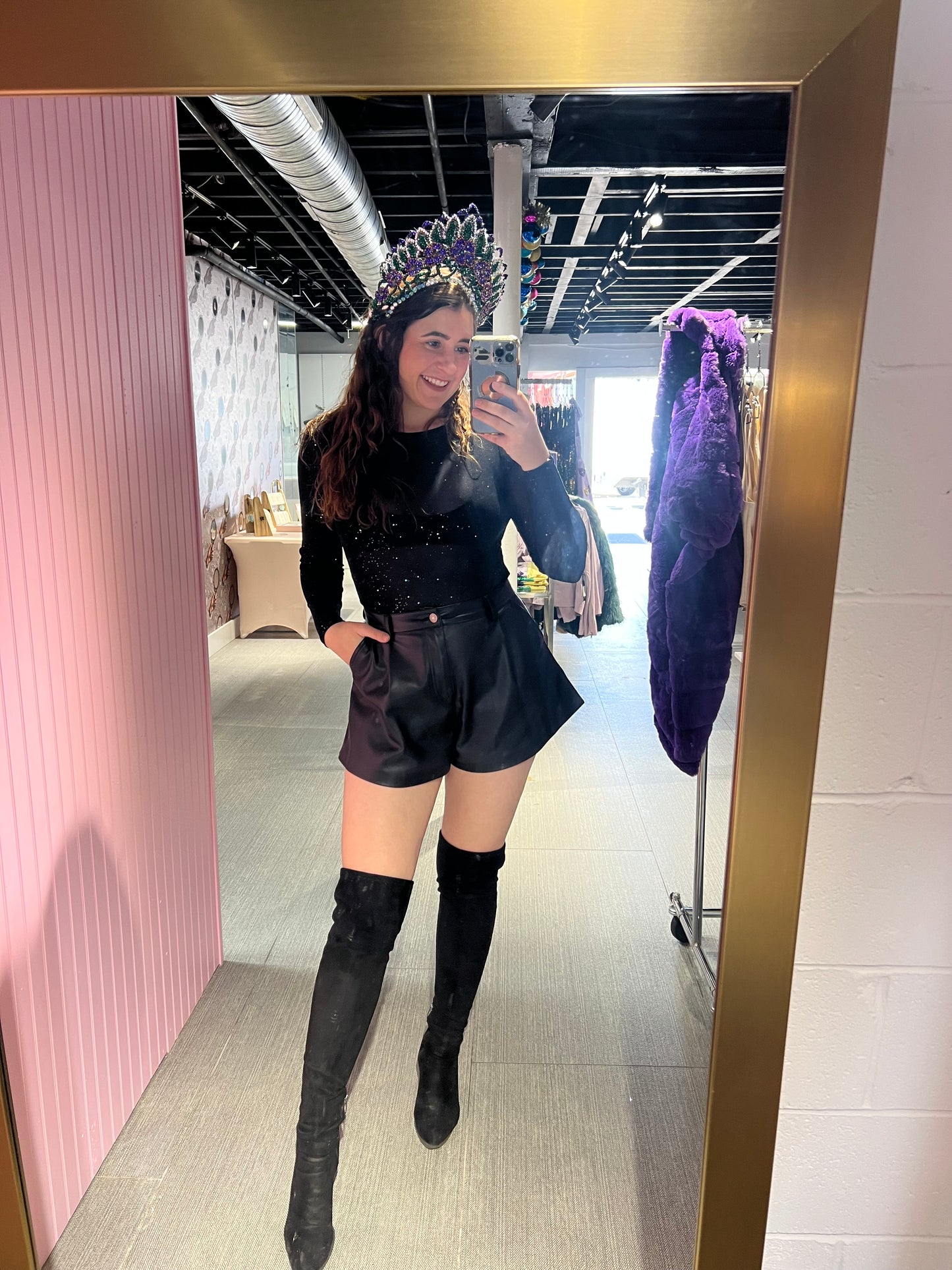 Sparkle and Shine Mesh Bodysuit