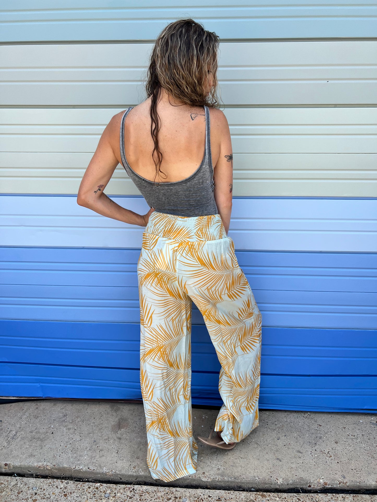 Boho Palm Pants