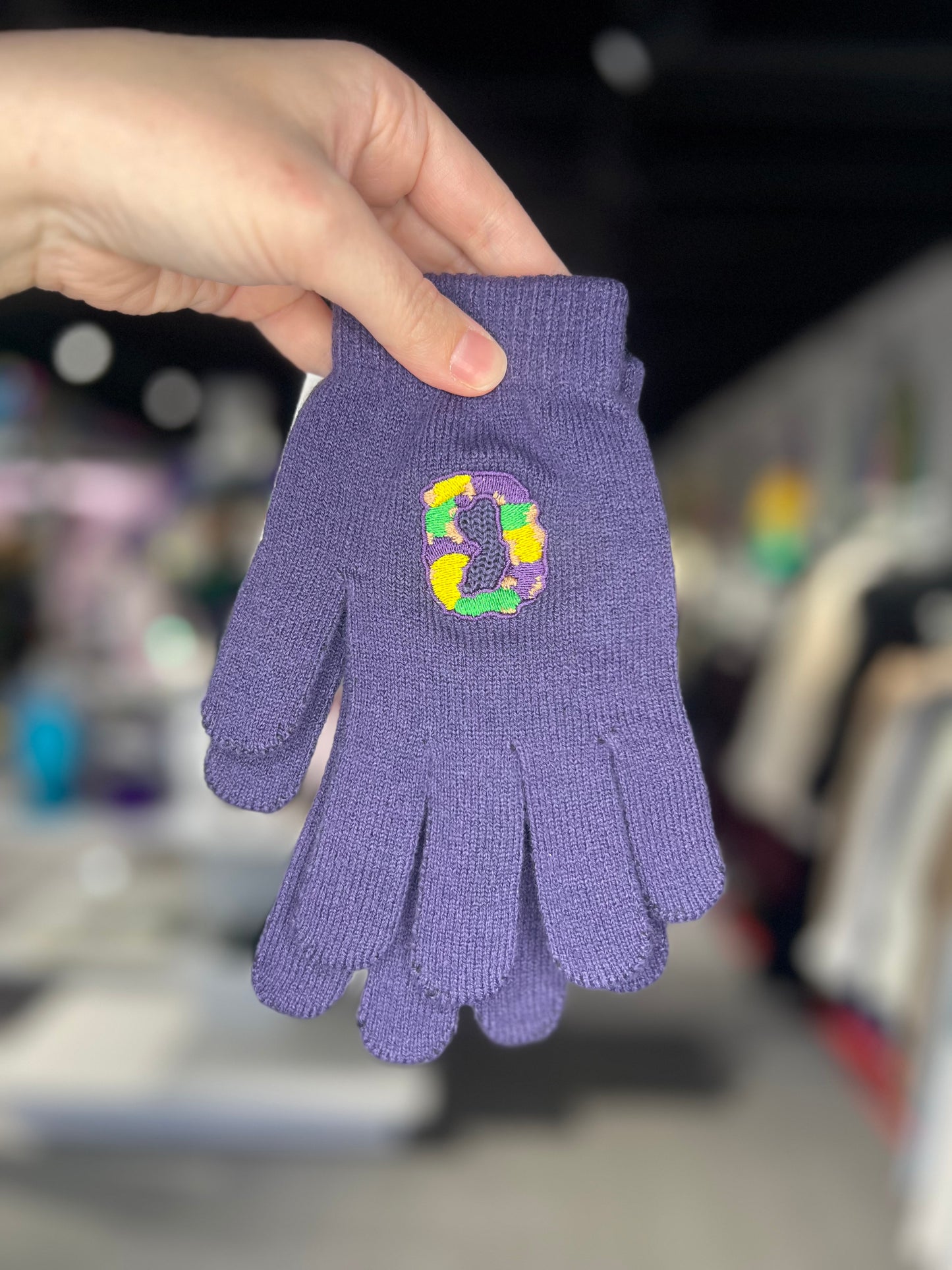 Mardi Gras King Cake Gloves