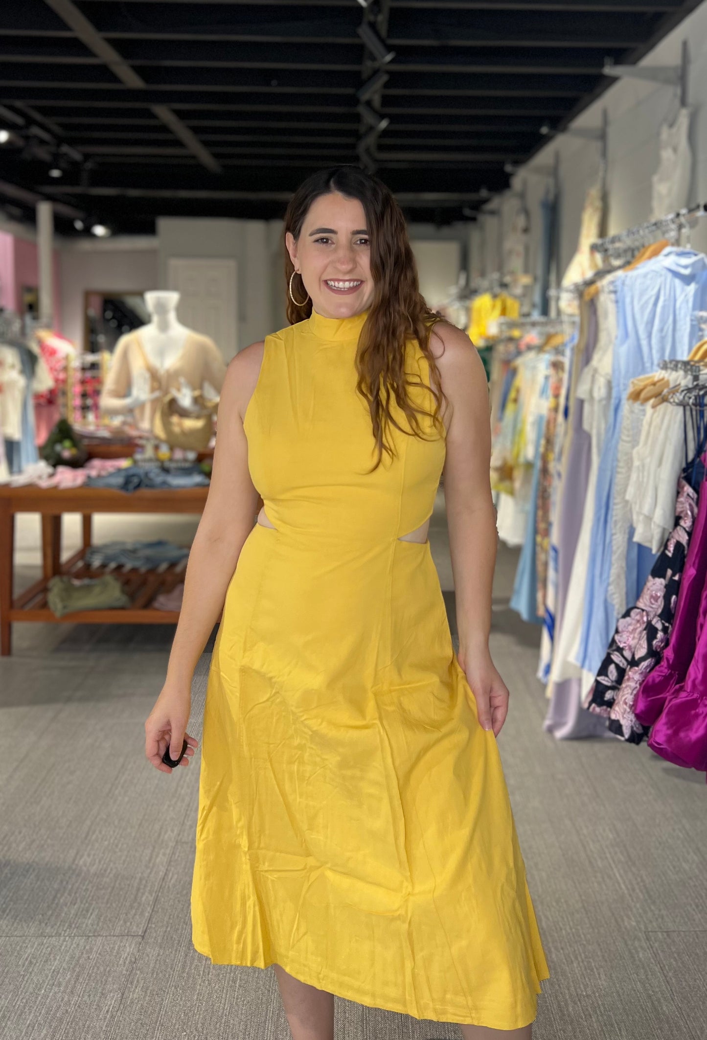 Ray of Sunshine Midi Dress