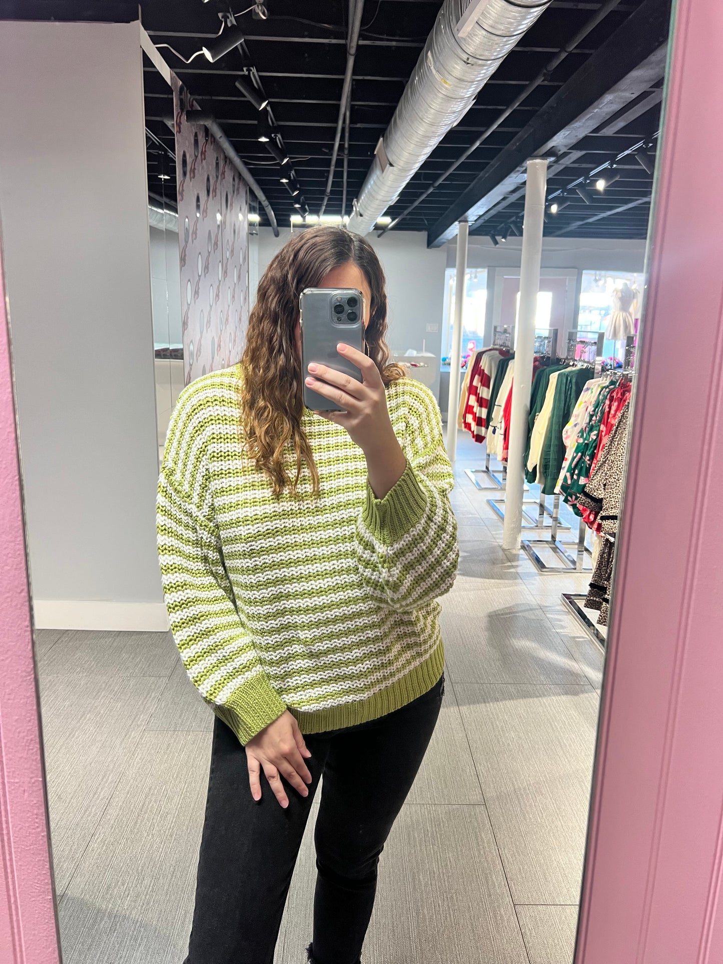 Sylvie Striped Sweater