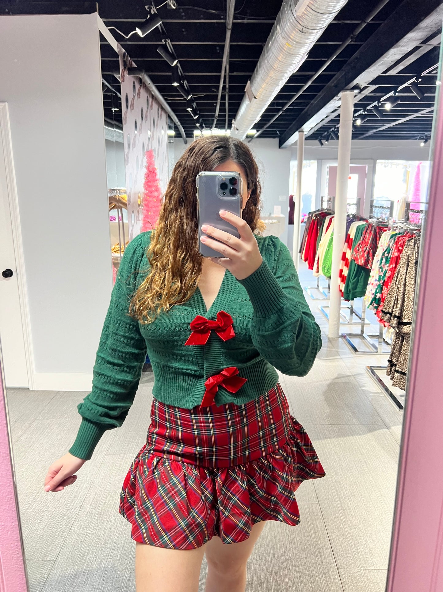 Plaid Mini Skort