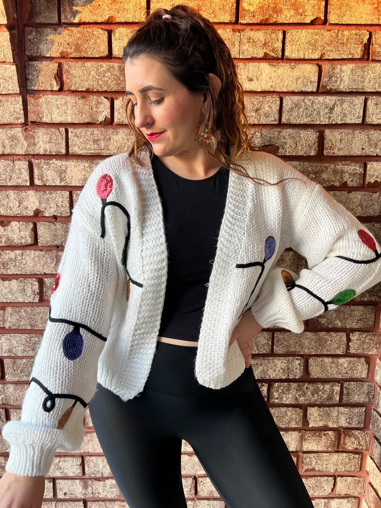 Christmas Light Cardigan