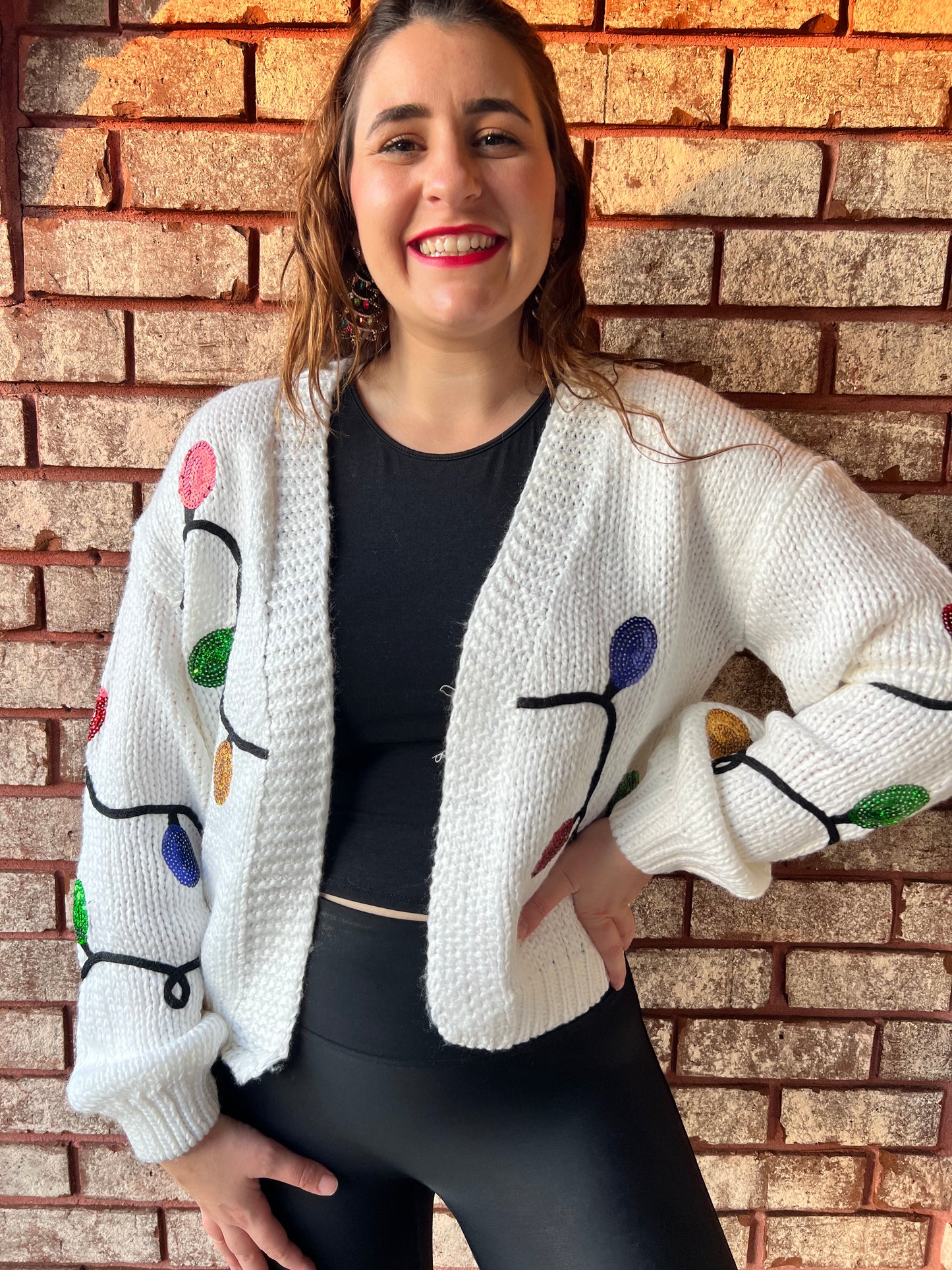 Christmas Light Cardigan