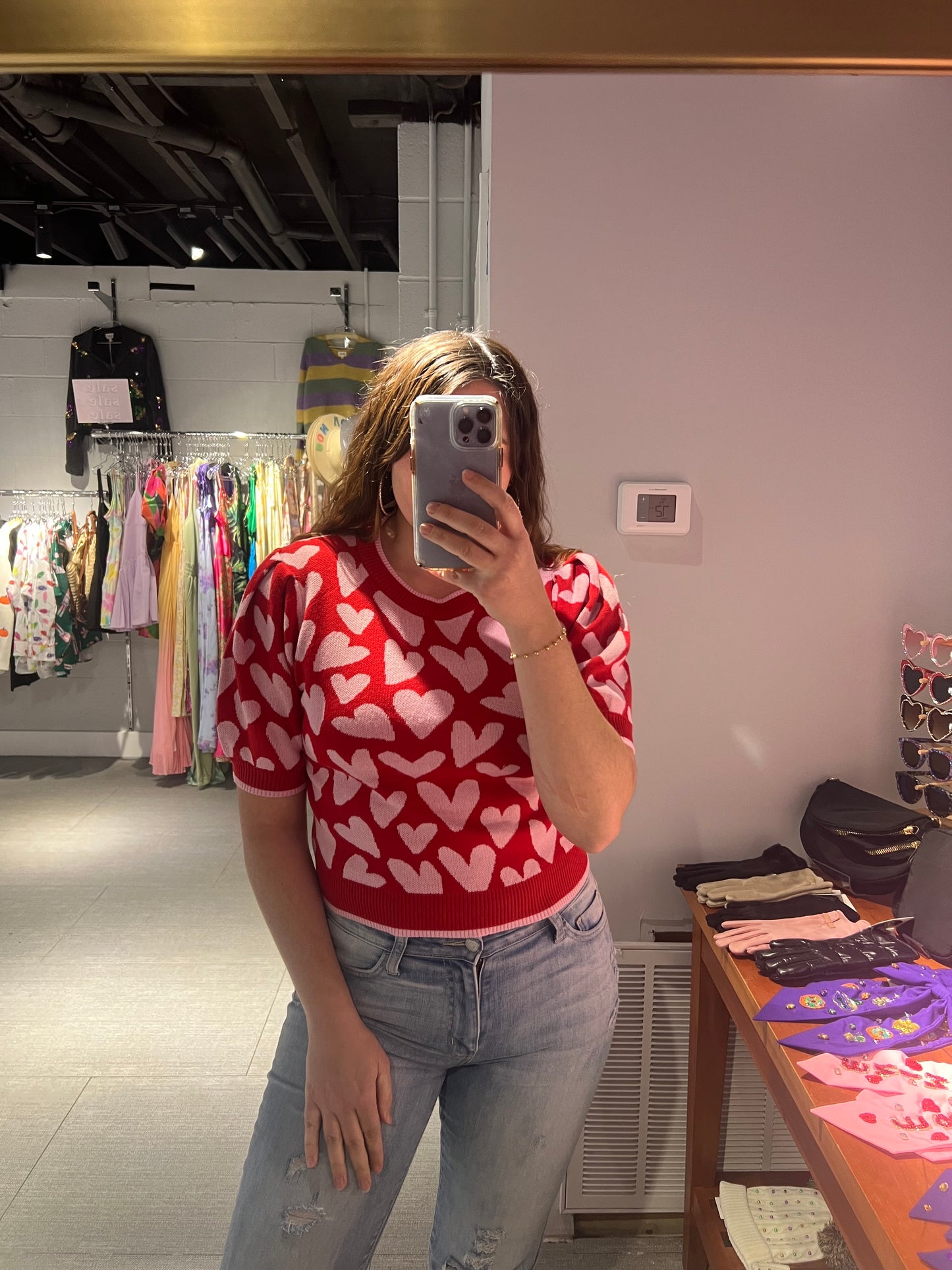Falling For You Sweater Top