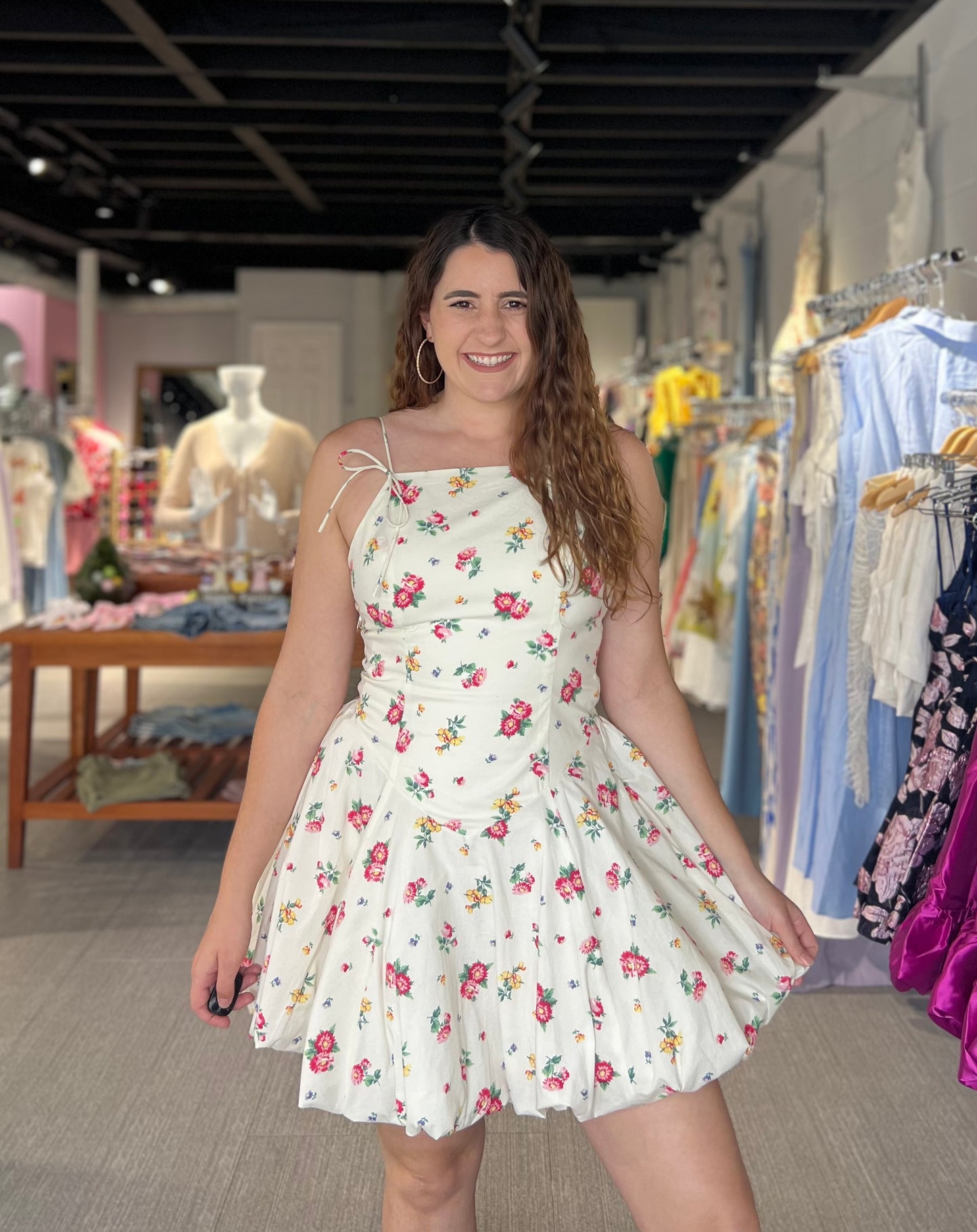 Flower Fields Bubble Dress