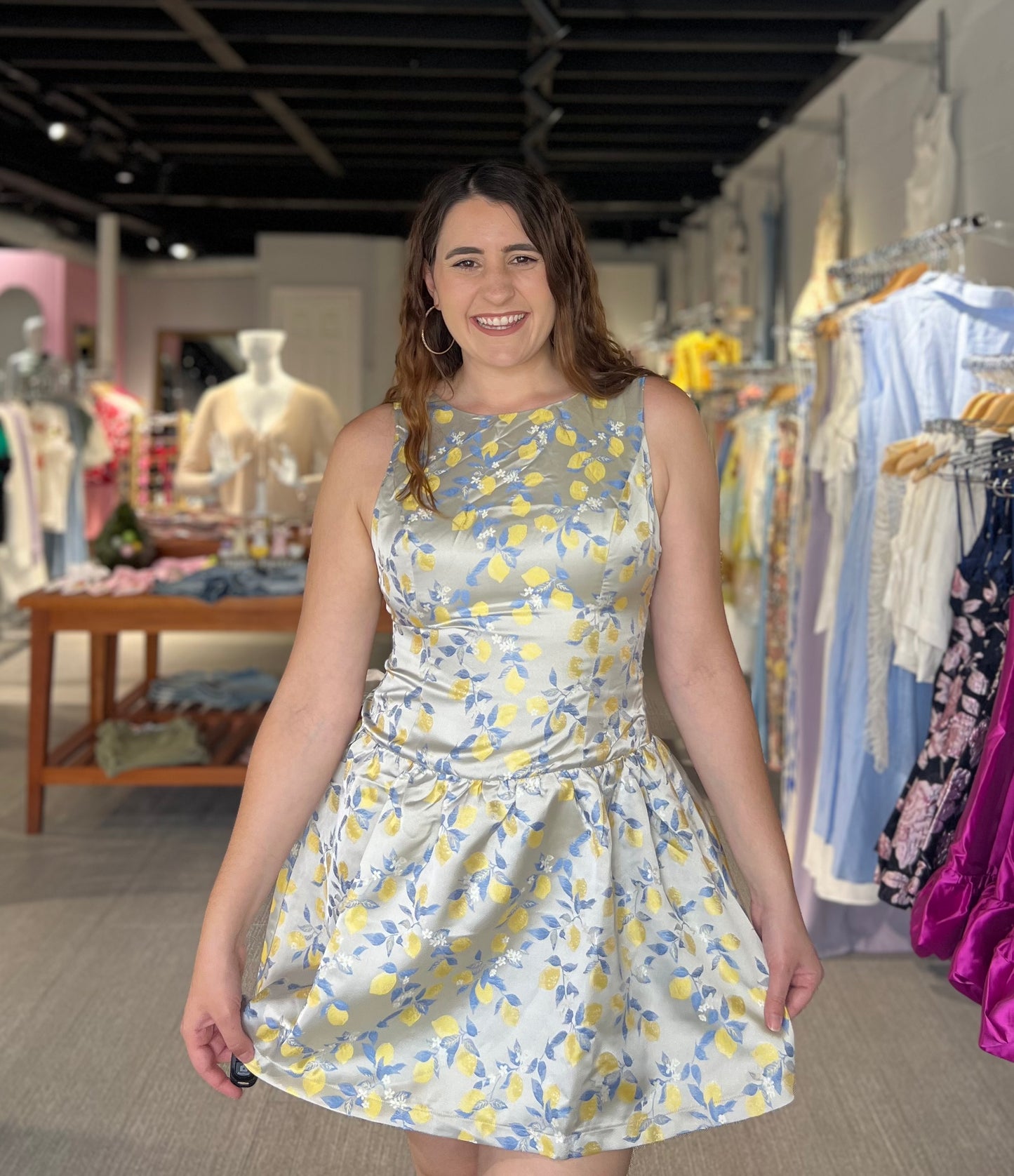 Lemon Squeeze Corset Dress