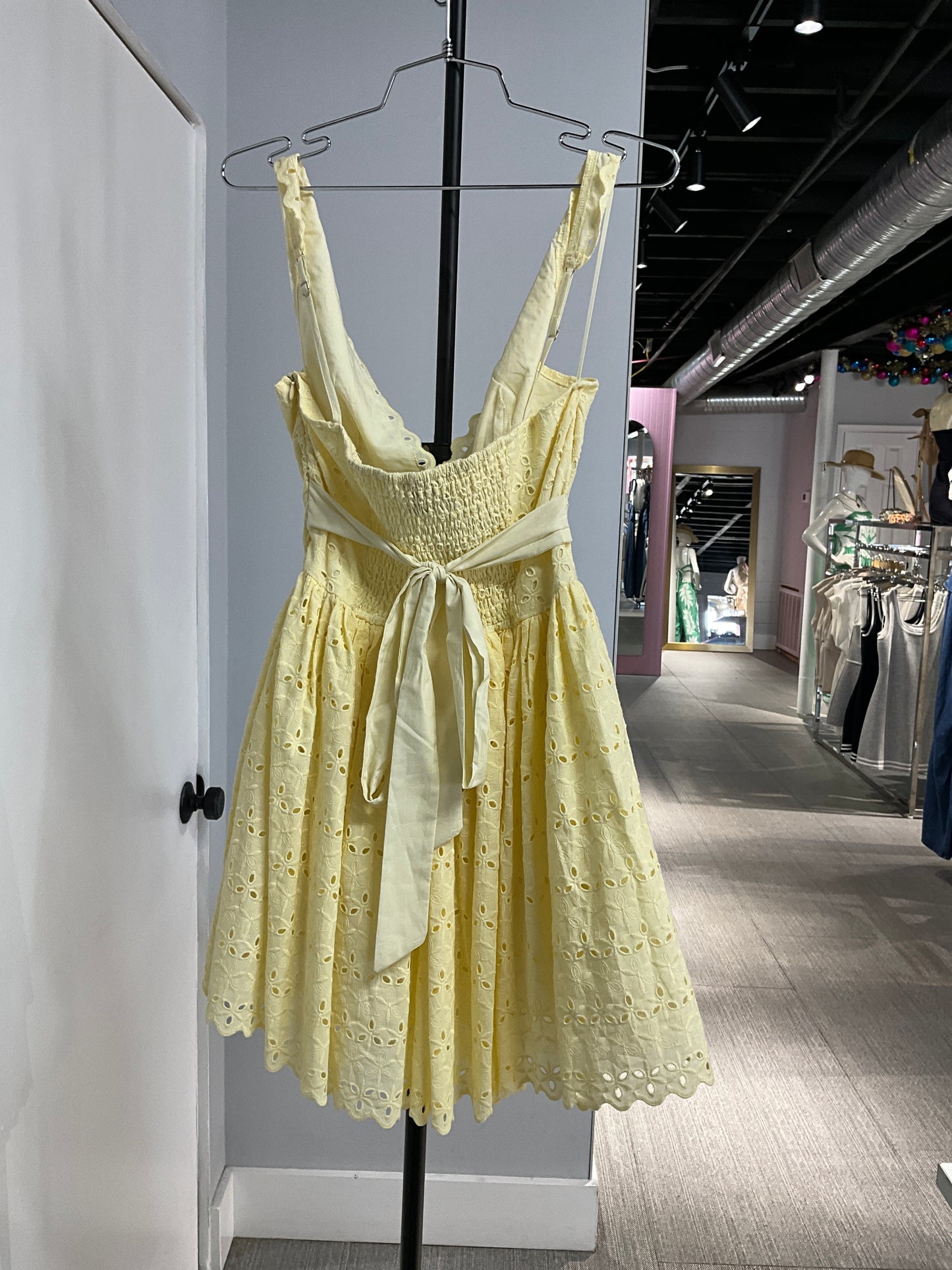 Floral Lace Mini Dress