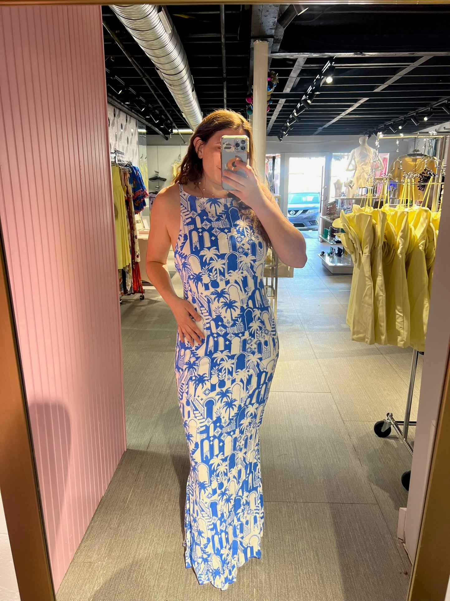 Santorini Summer Maxi Dress