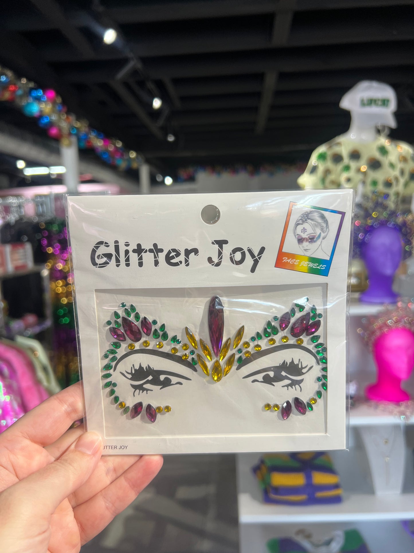 Mardi Gras Face Jewels - 4