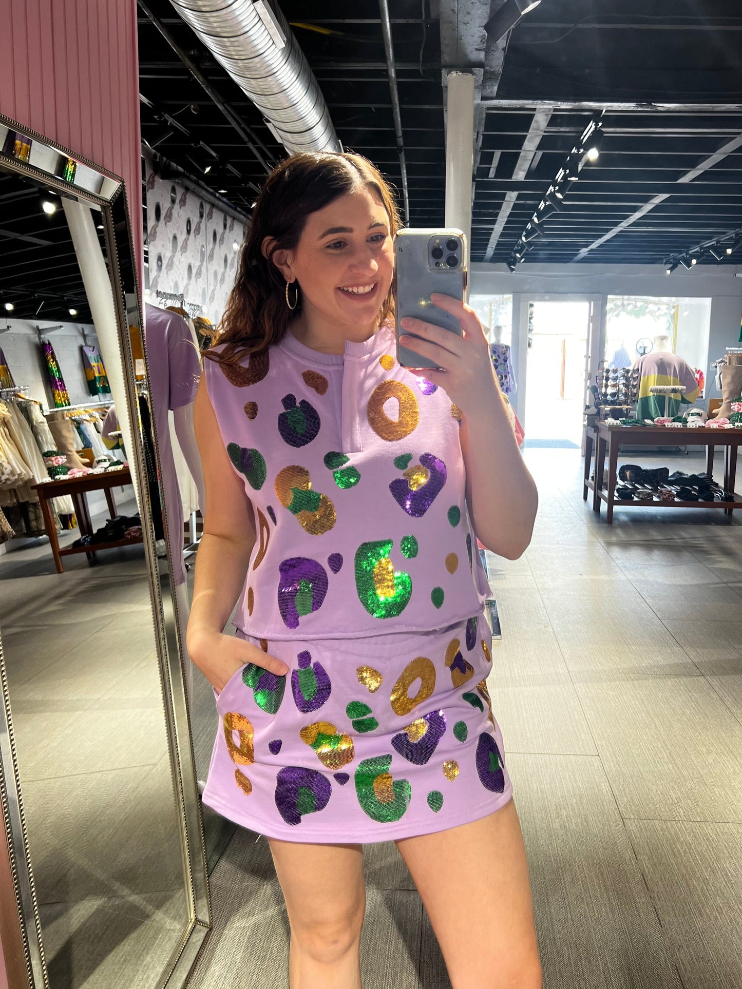 Mardi Gras Wild for You Two Piece Set