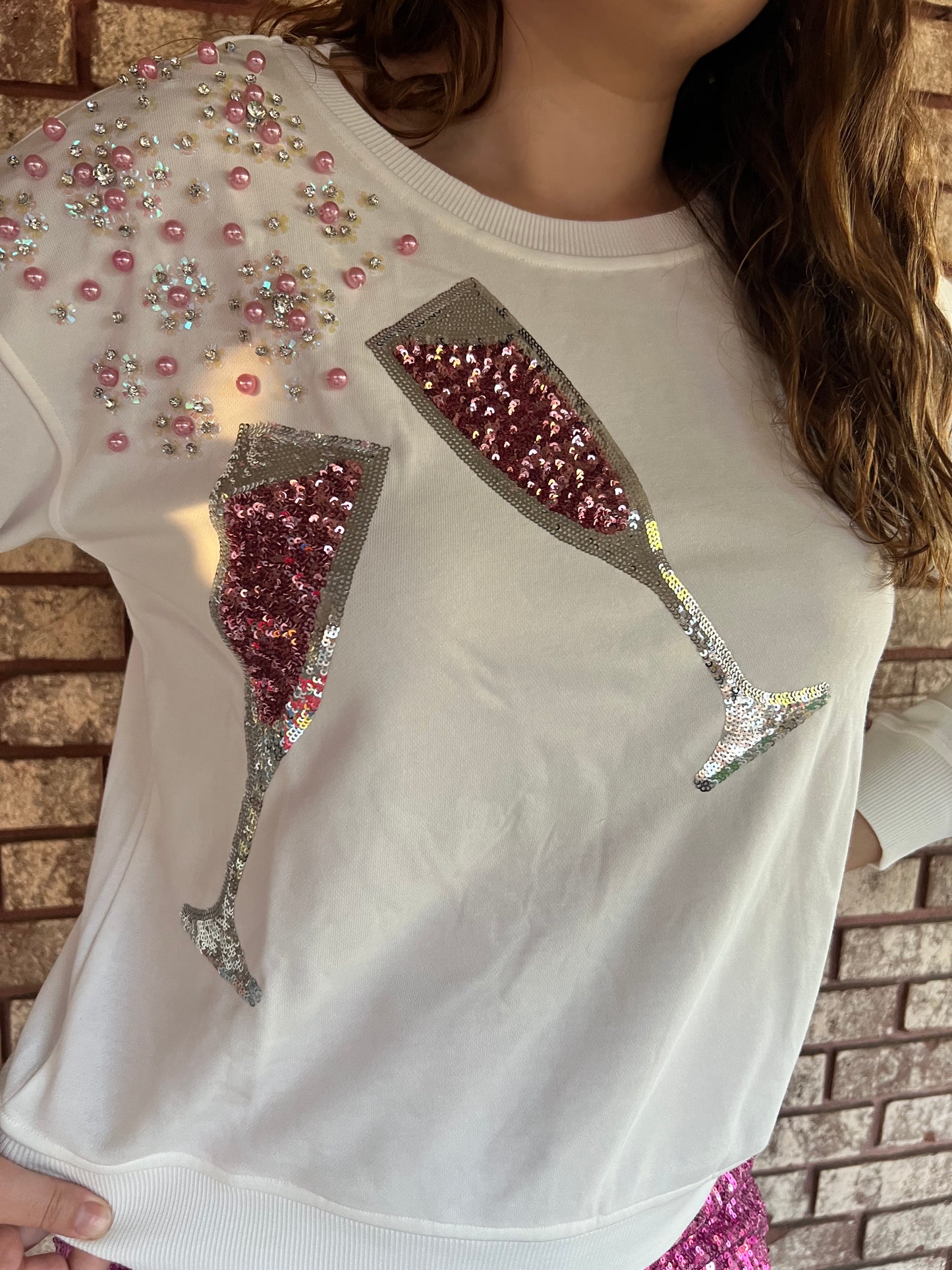 Pop the Bubbly Sweatshirt