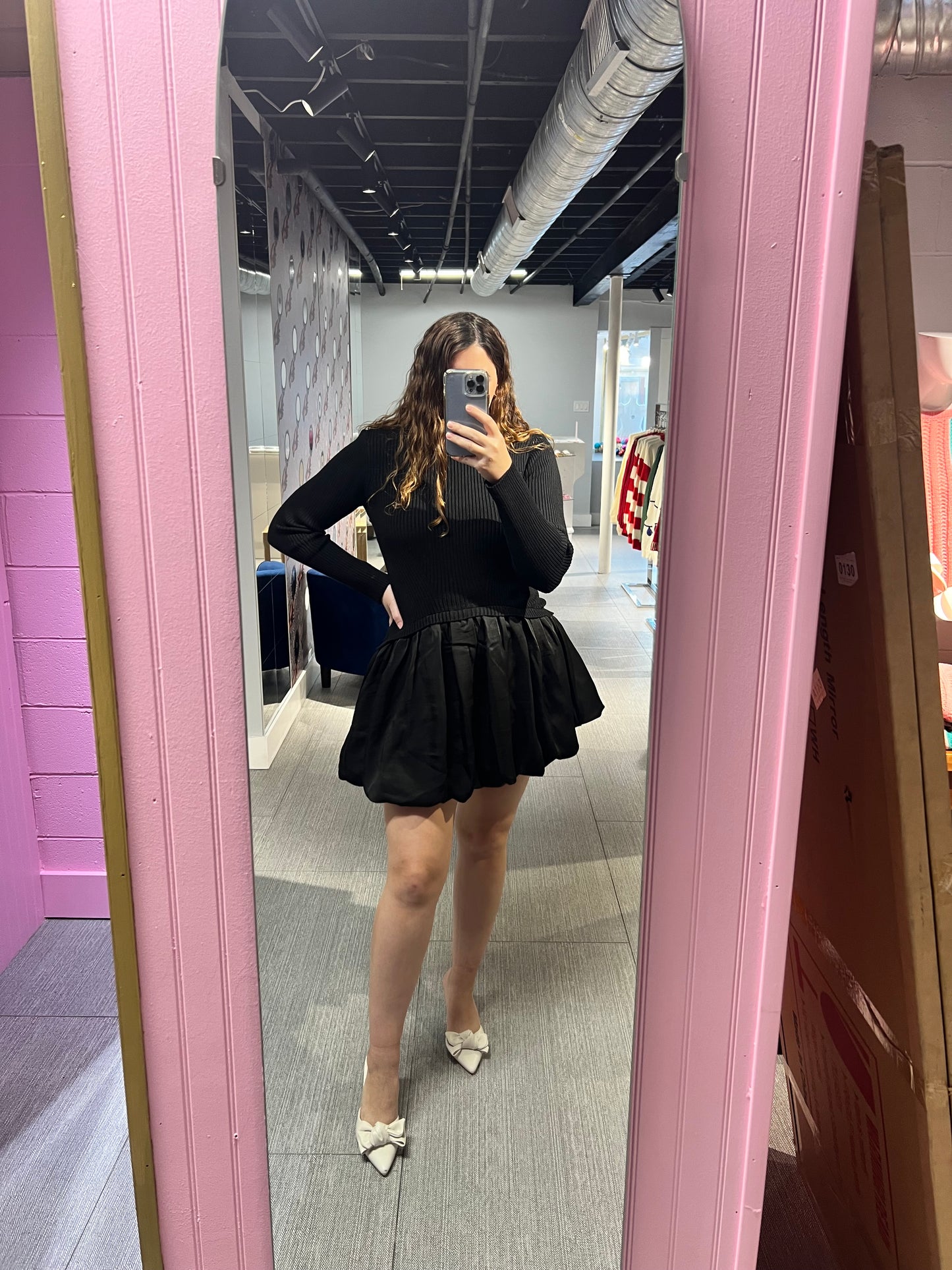 Sweater Bubble Dress