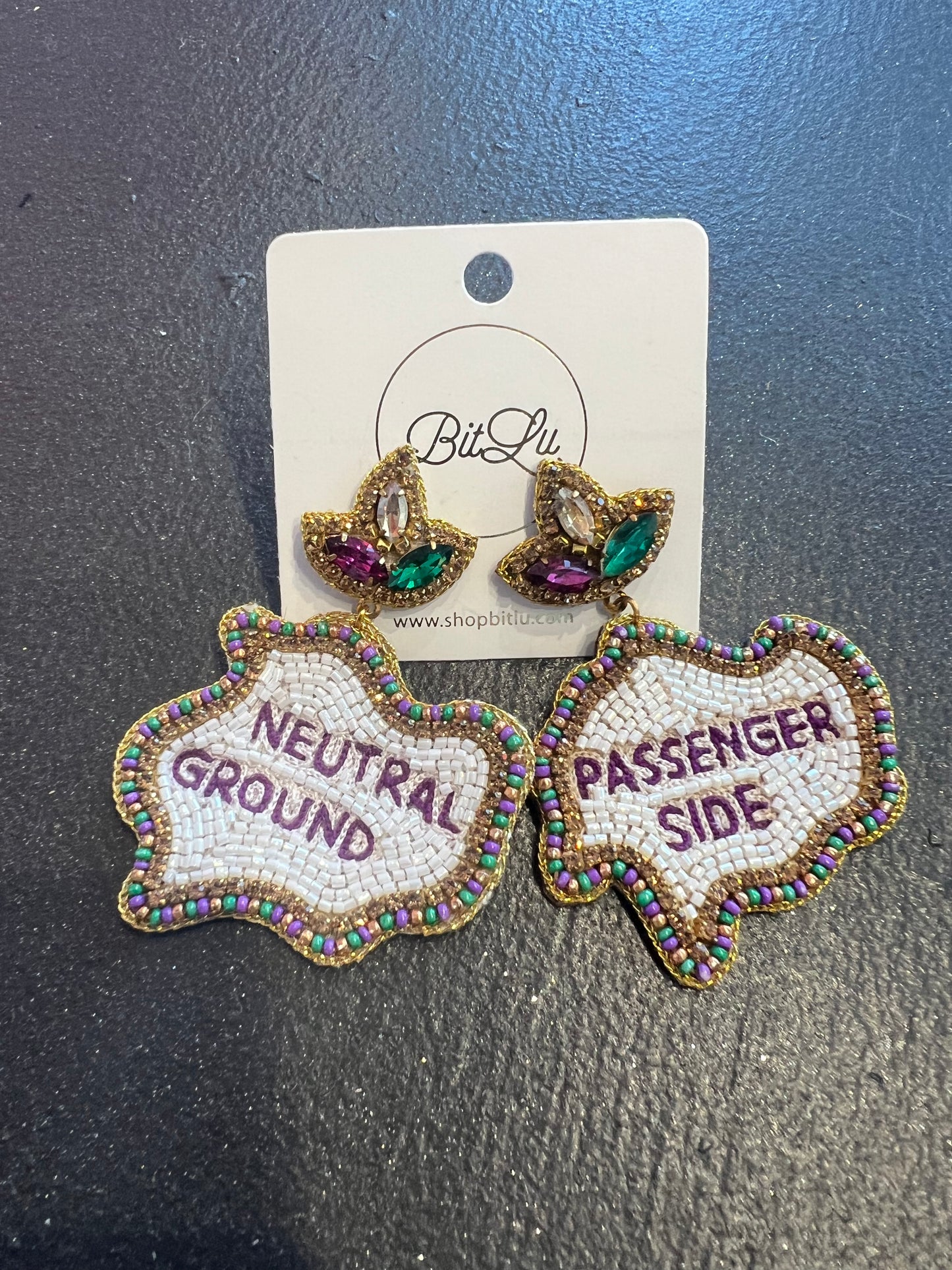 Mardi Gras Parade Earrings