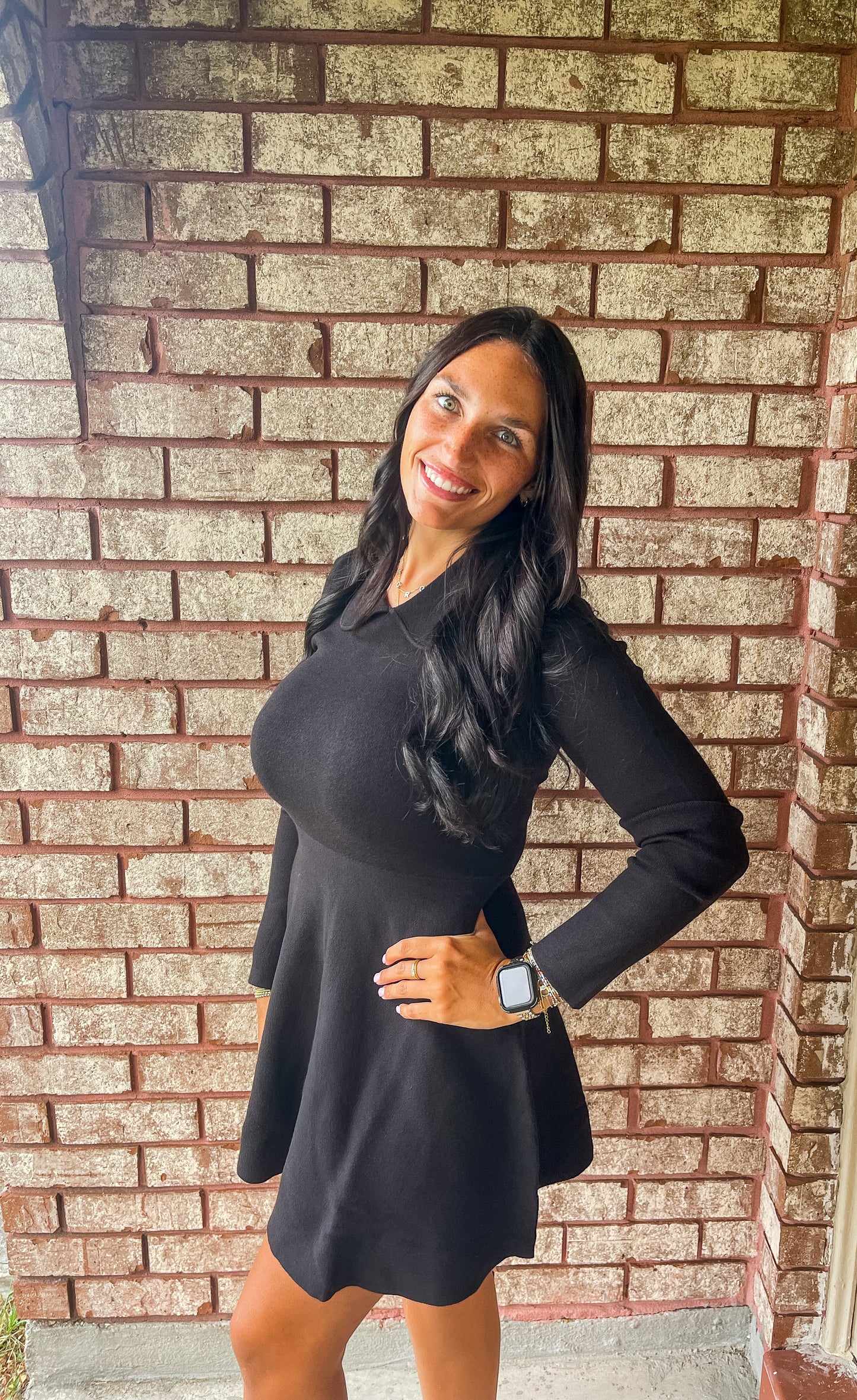 Little Black Sweater Dress