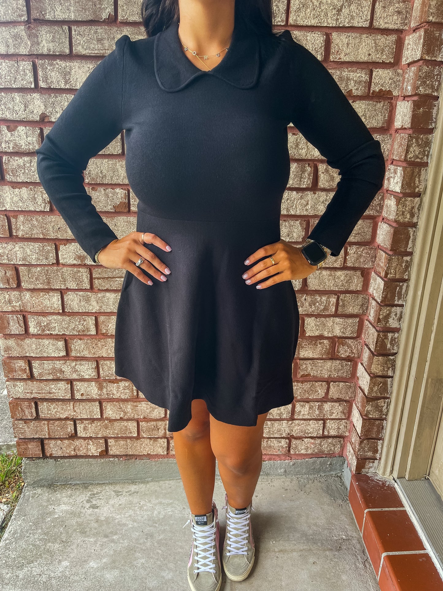 Little Black Sweater Dress