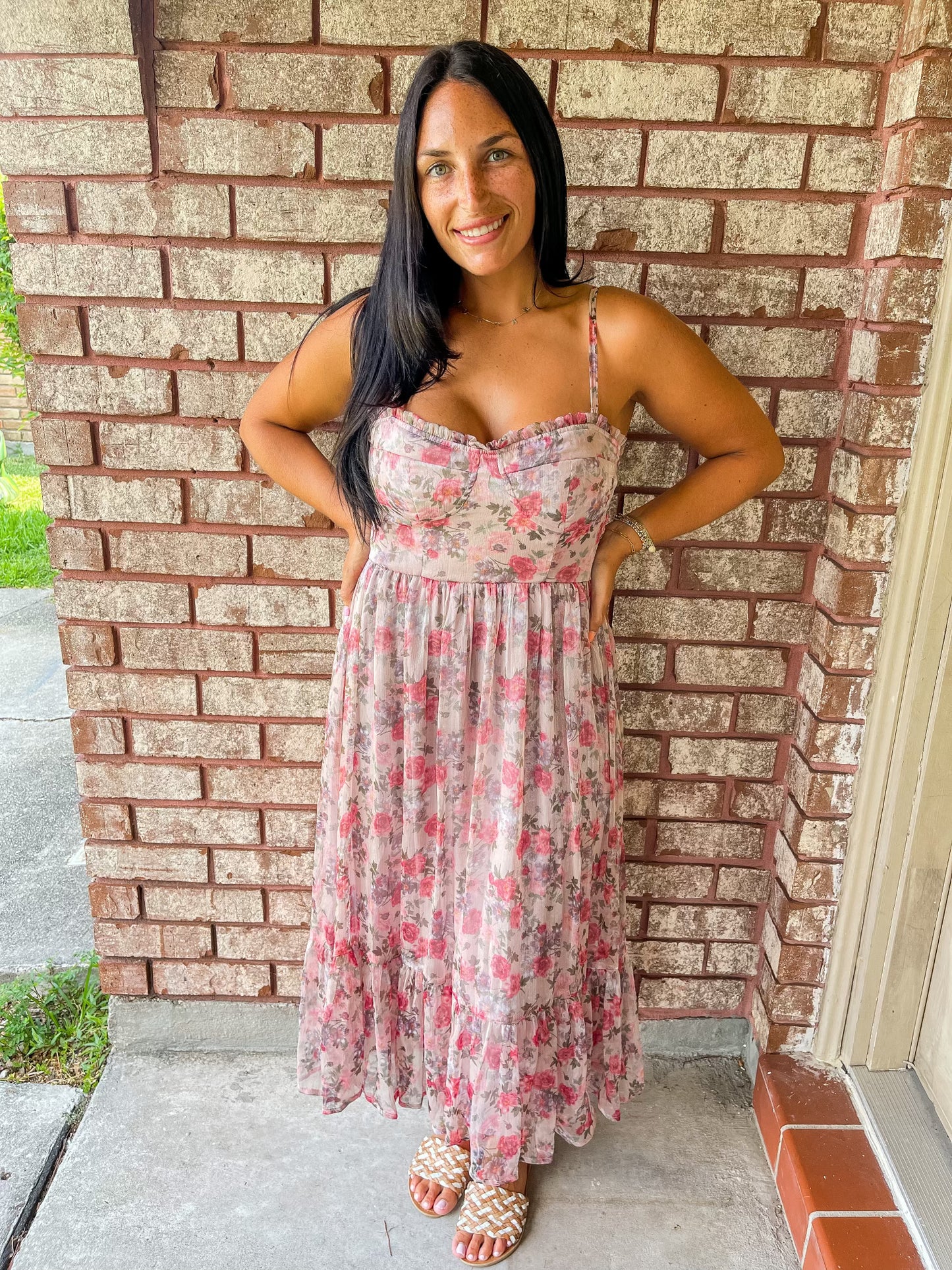 Falling for floral dress
