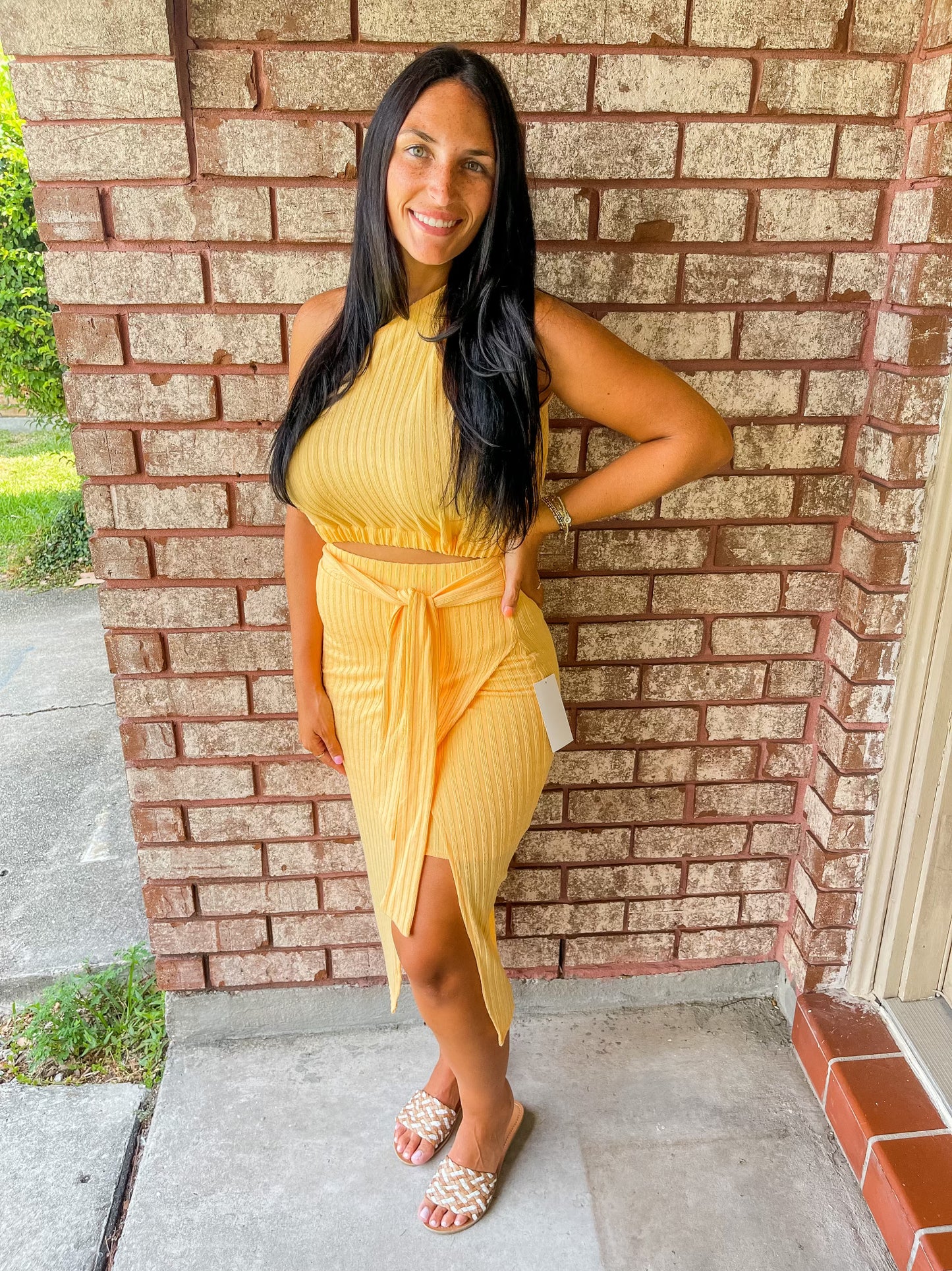 Orange two piece set