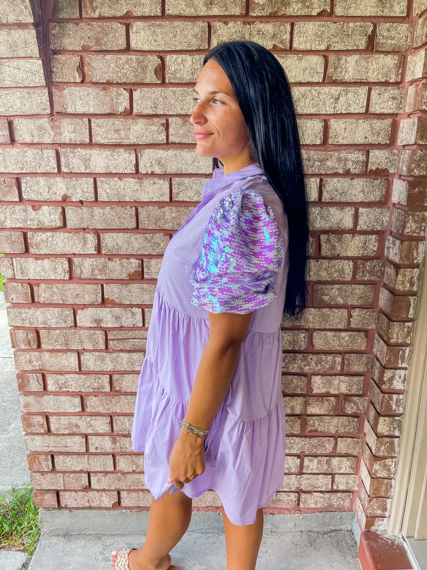 Lavender love sequin dress