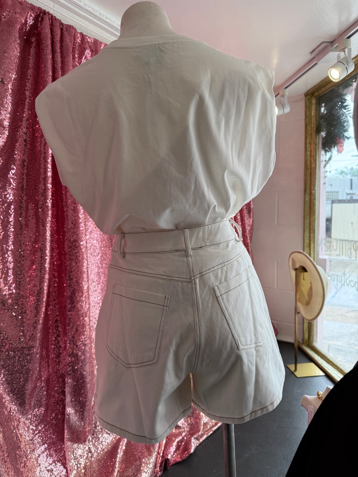 Embroidered Tapestry Shorts