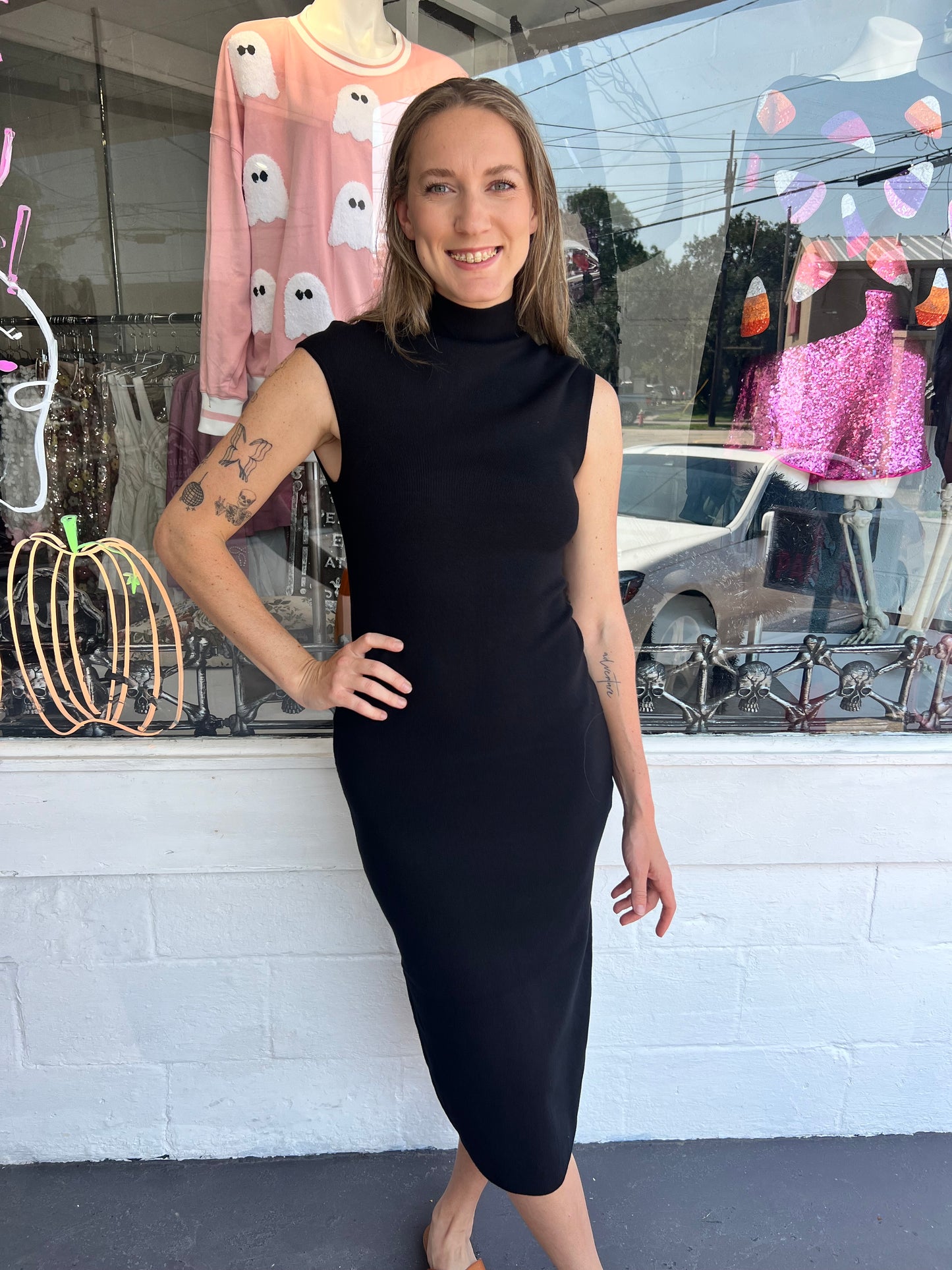 Talk of the Town Dress (Black)