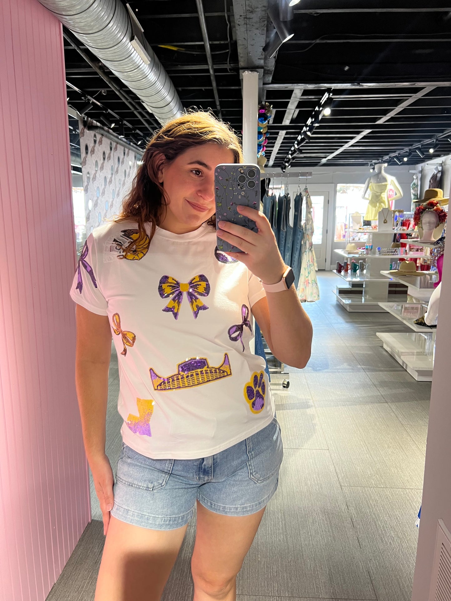 Purple and Gold Gameday Icon Tee