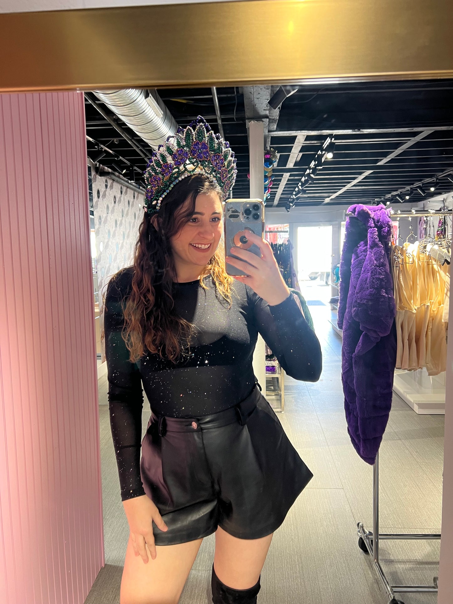 Sparkle and Shine Mesh Bodysuit