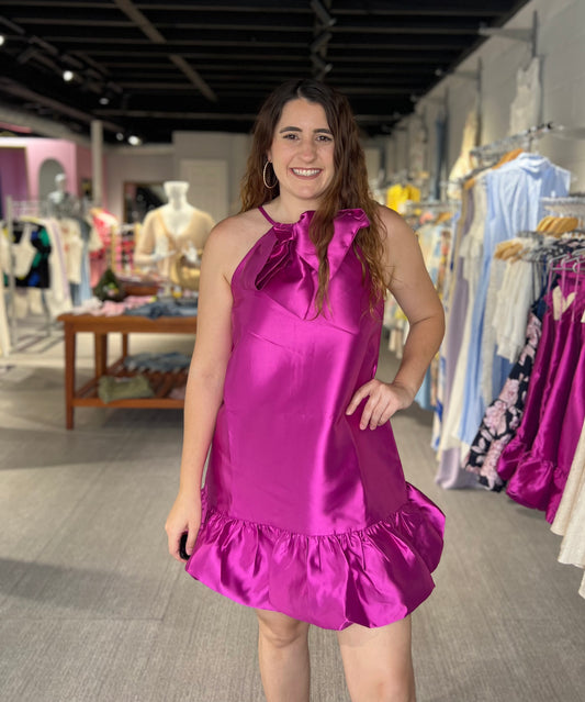 Romantic Reputation Bow Dress