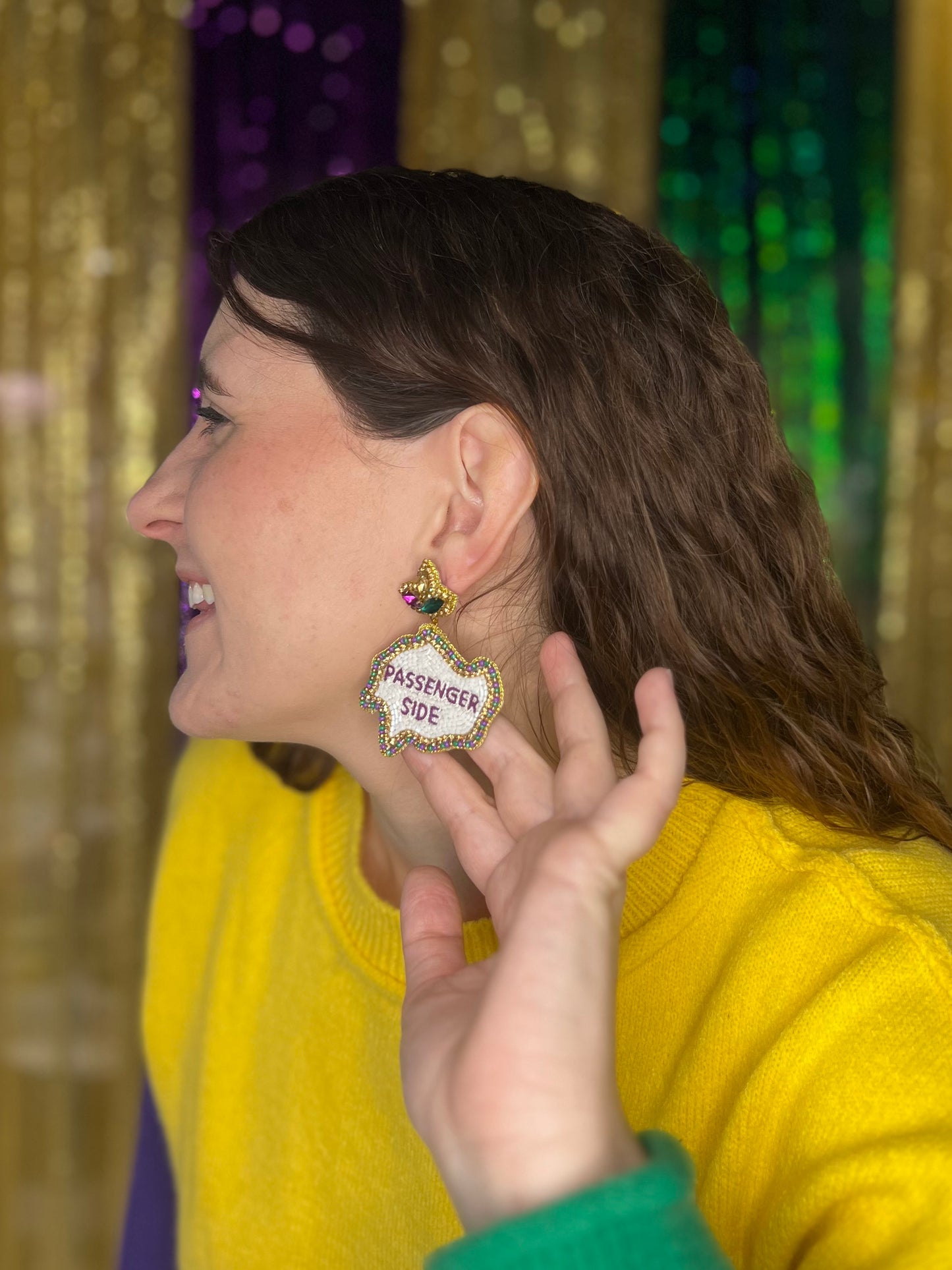 Mardi Gras Parade Earrings