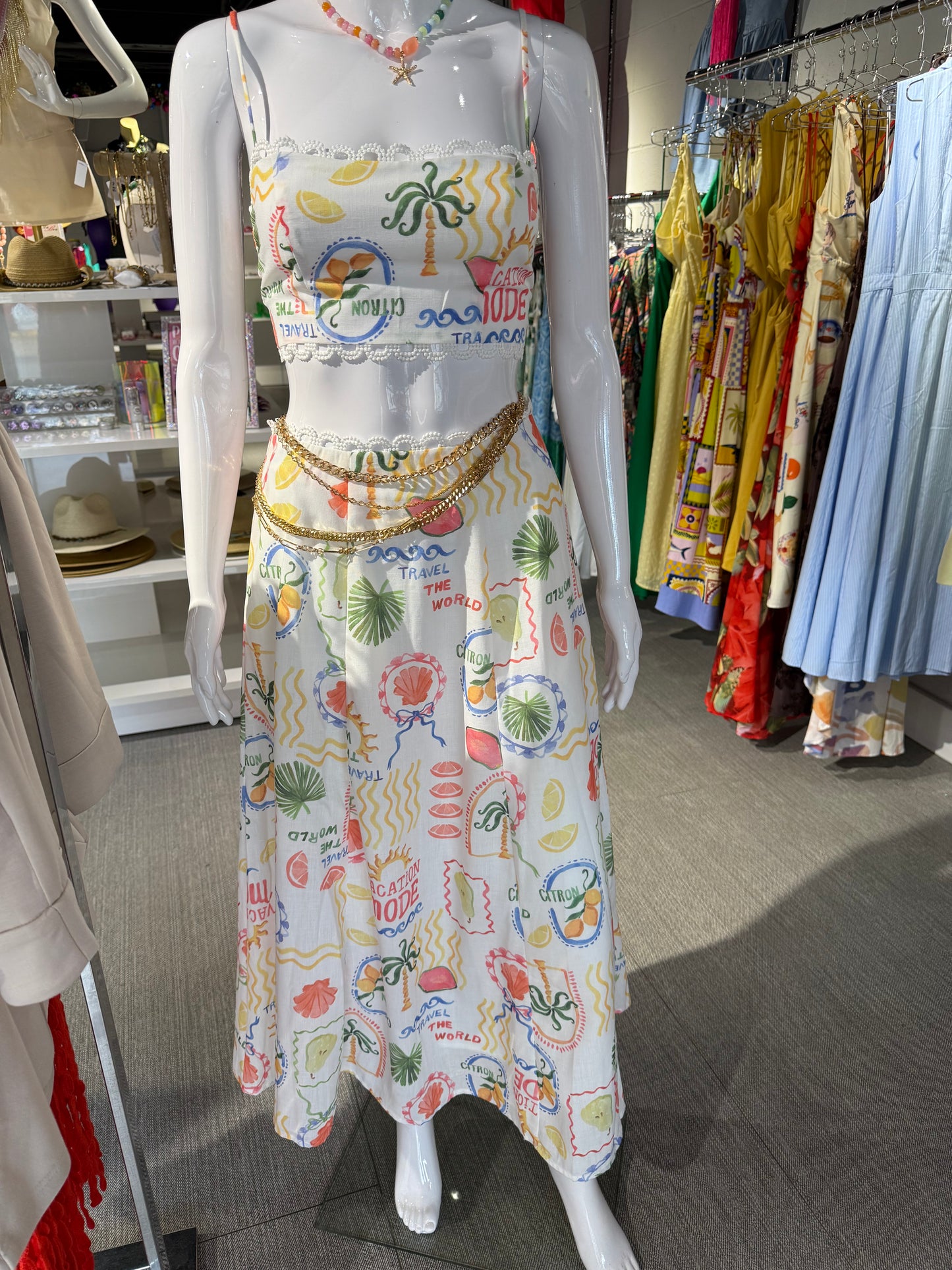 Postcard Escape Two Piece Set