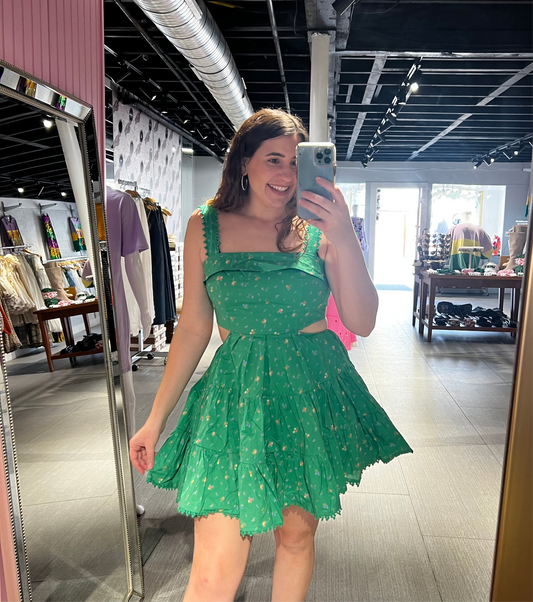 Floral Corset Mini Dress