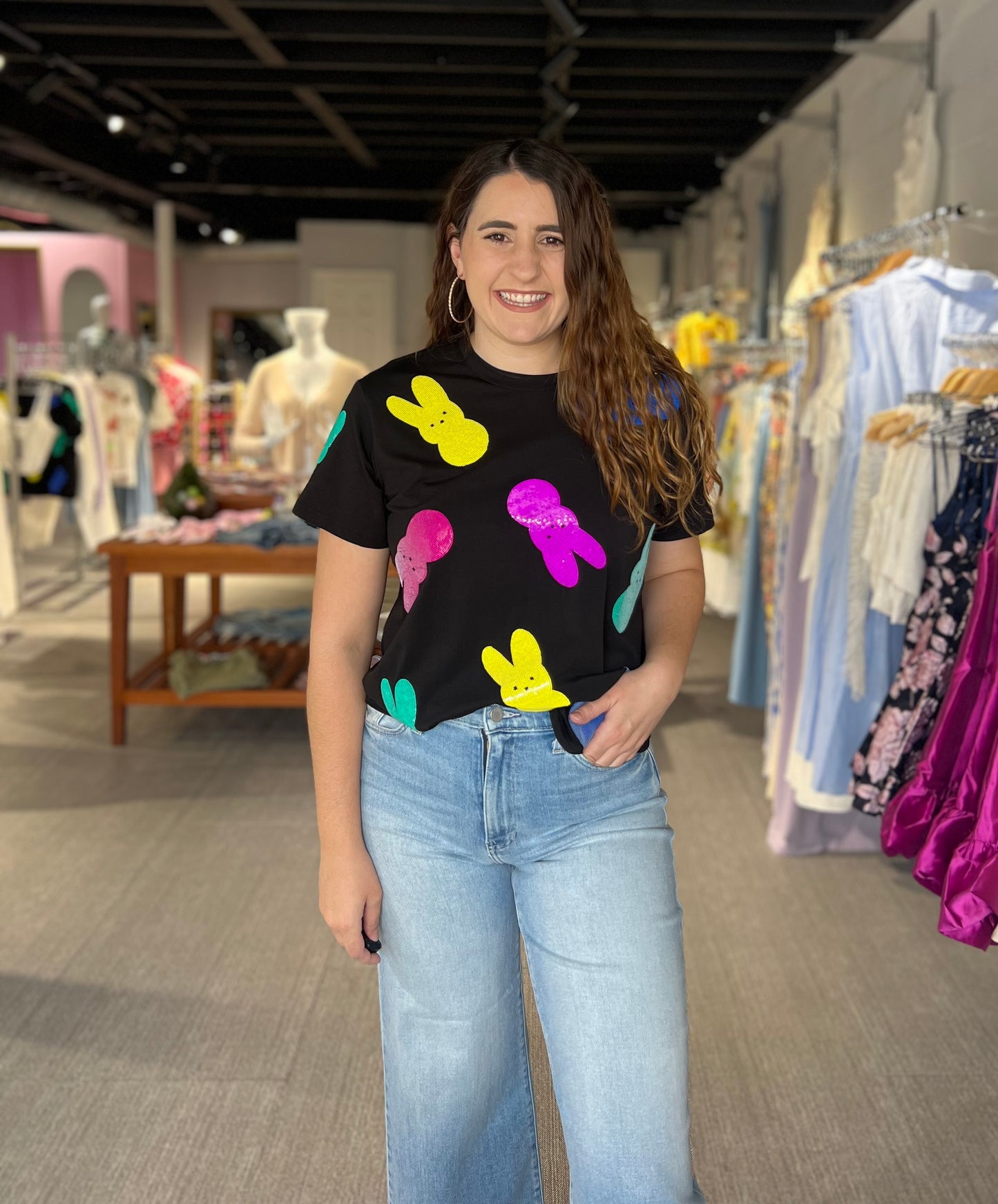 Peeps Bunny Top
