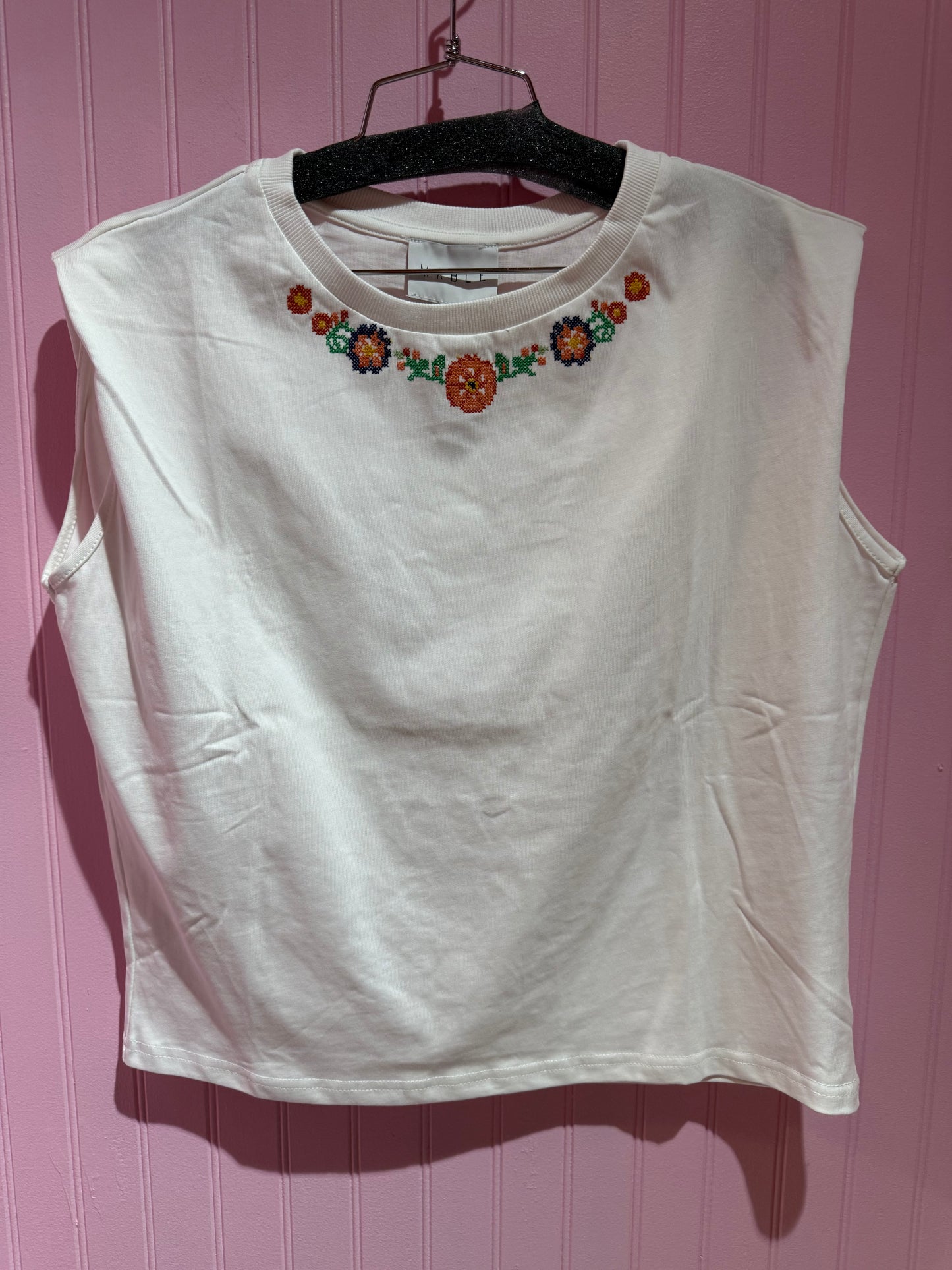 Embroidered Tapestry Tee