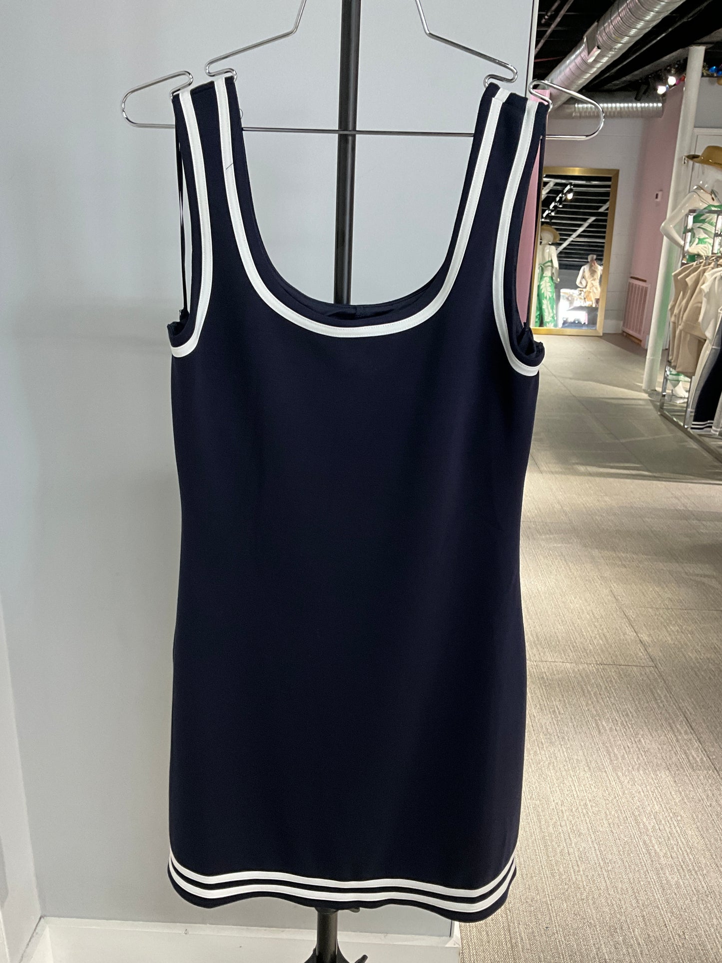 Navy Scuba Athletic Dress Romper
