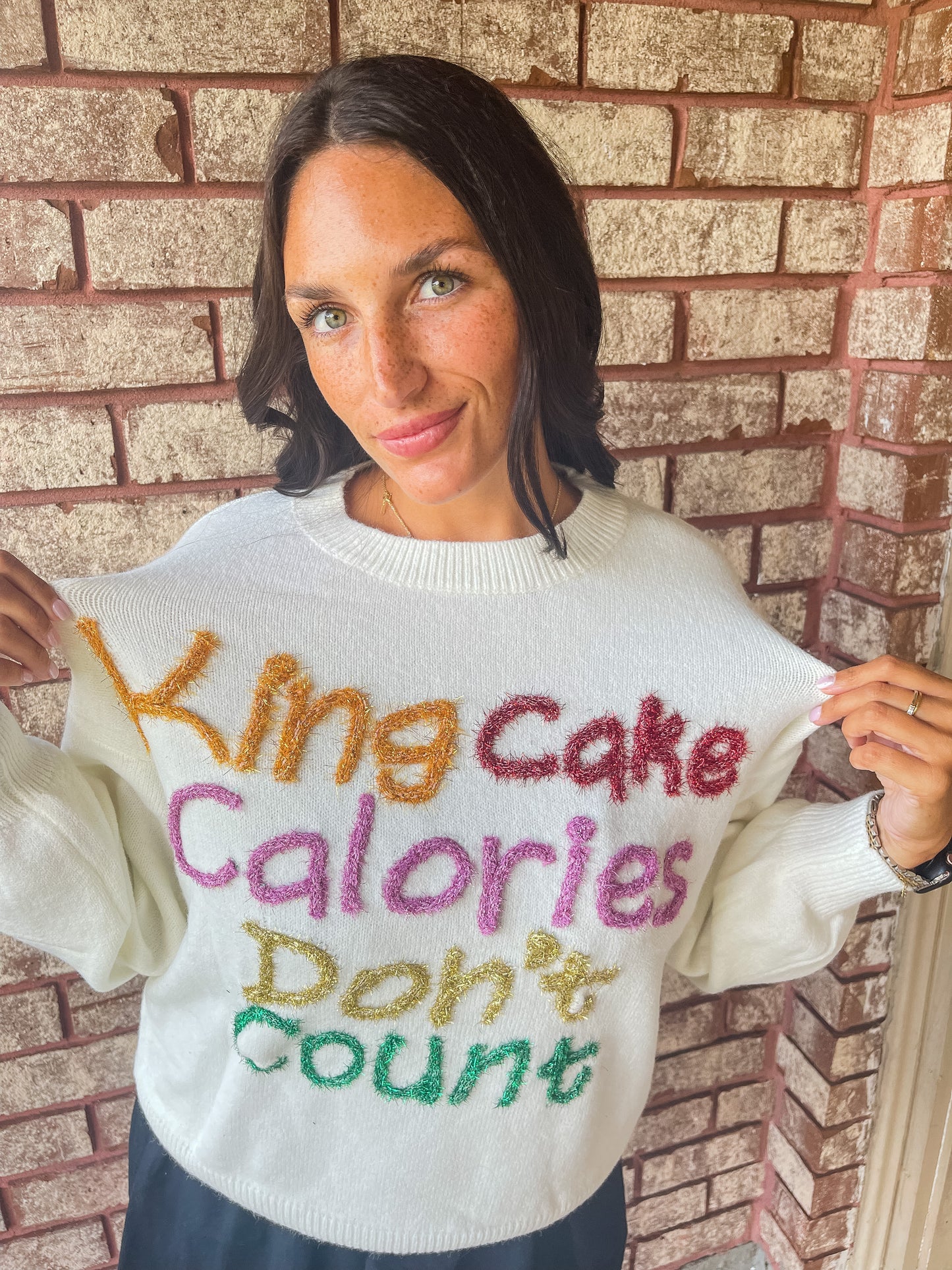 Kingcake Calories Sweater