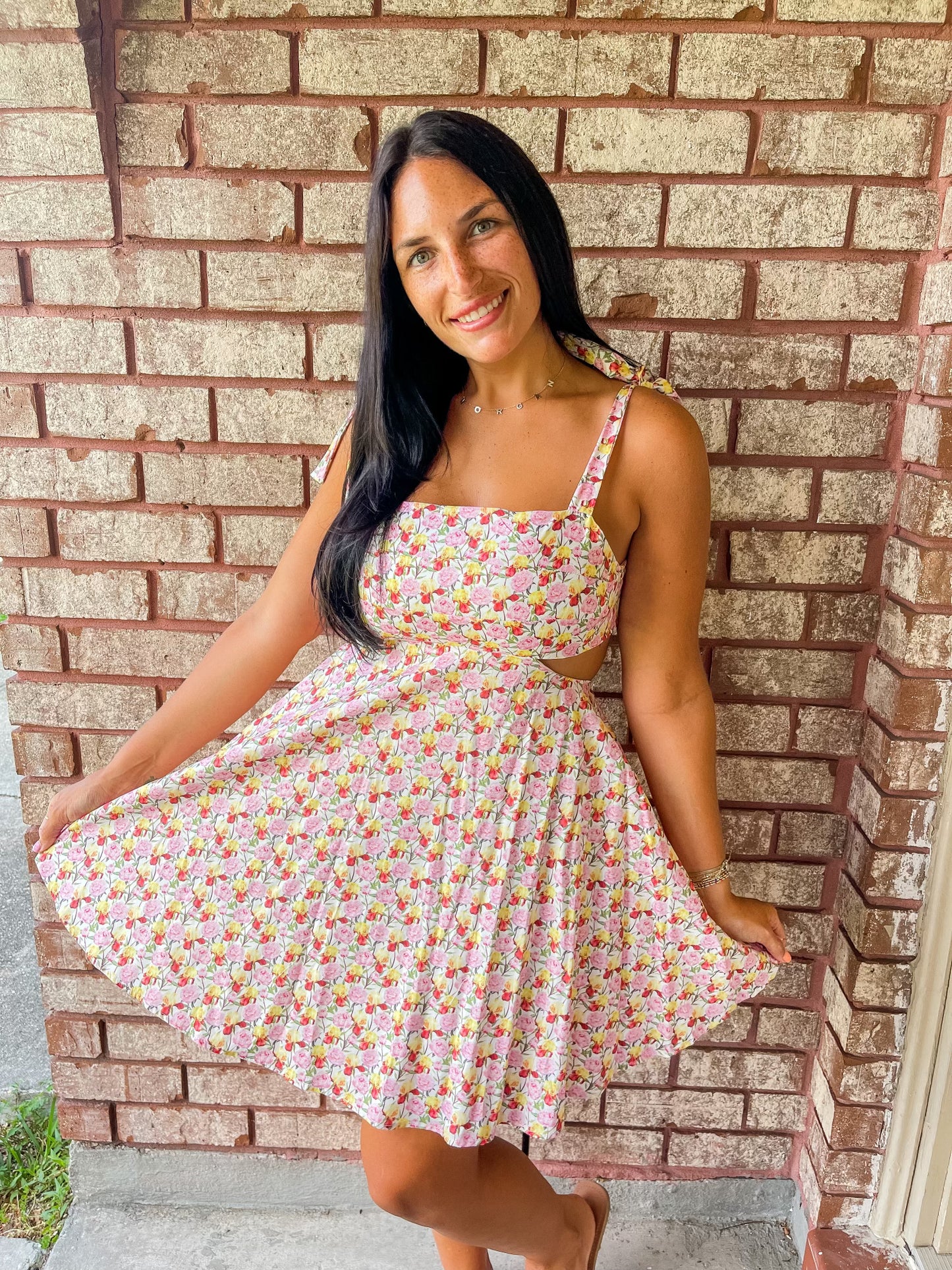 All time floral dress