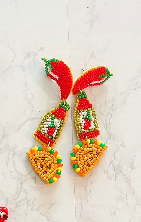 Hot fiesta earrings