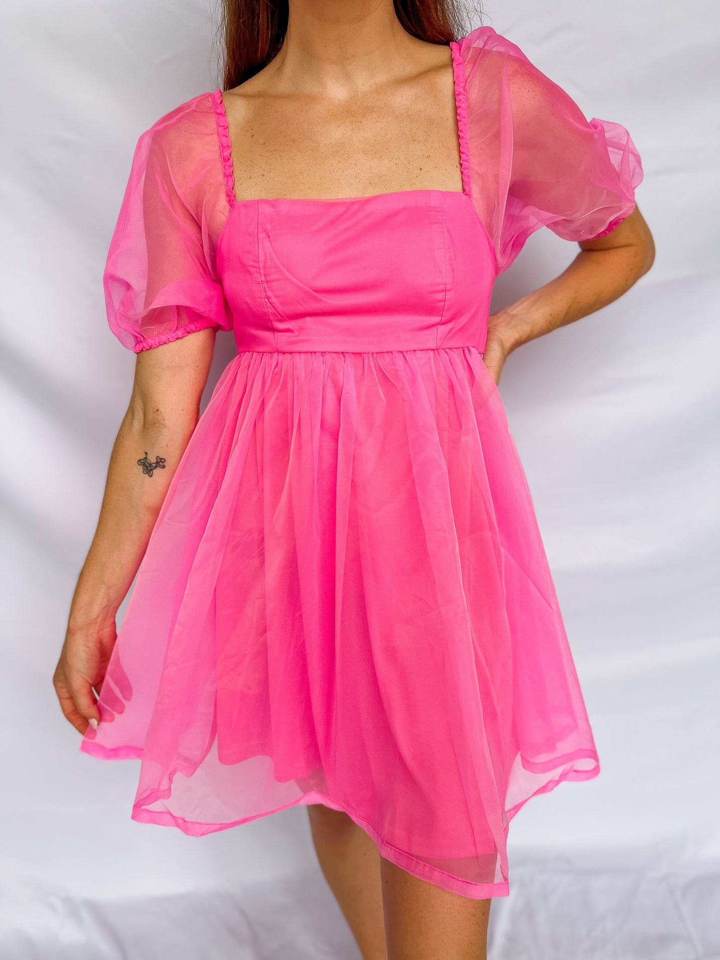 Pink Out Babydoll Dress