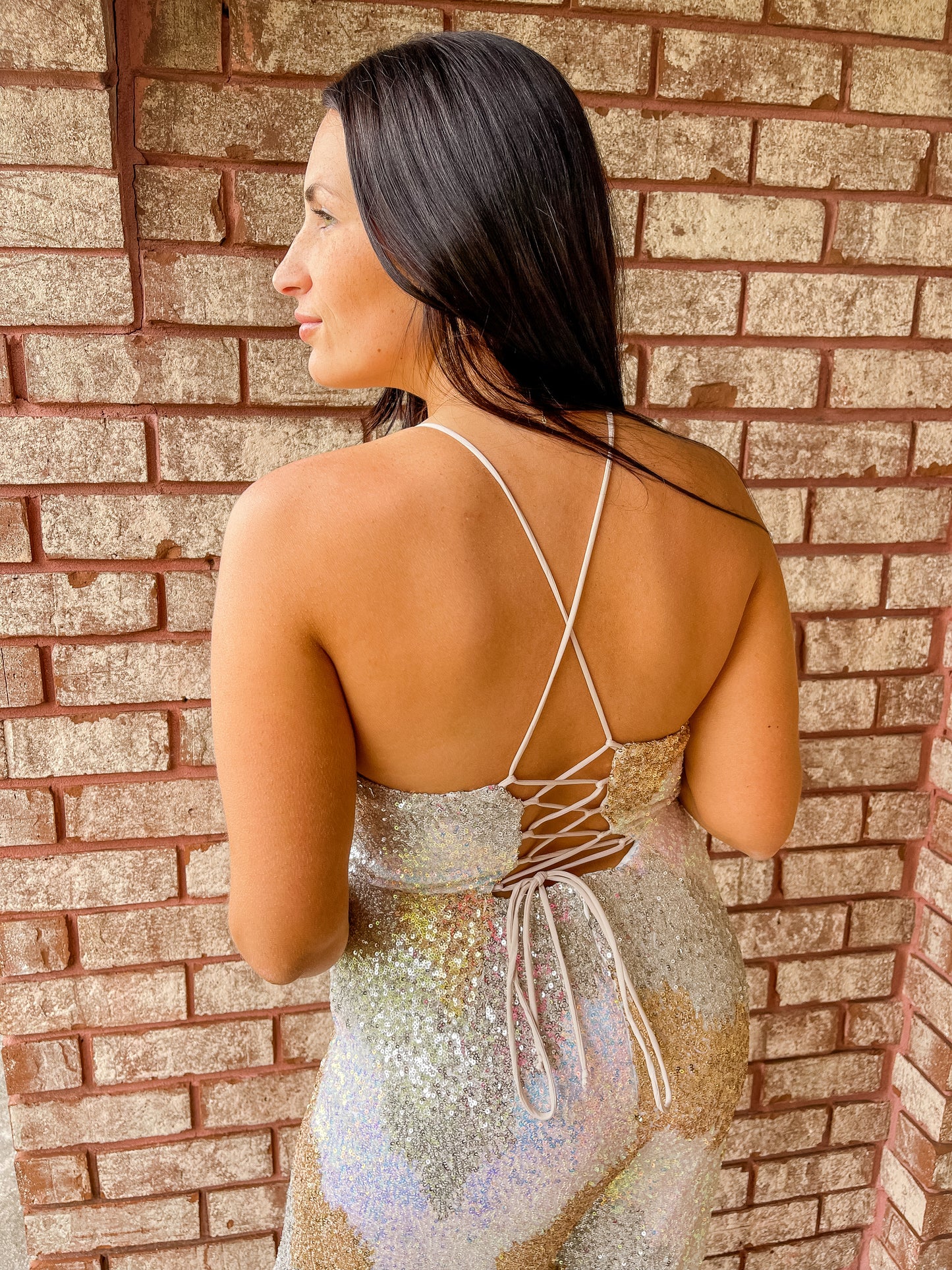 Beyond Obsessed Sequin Romper